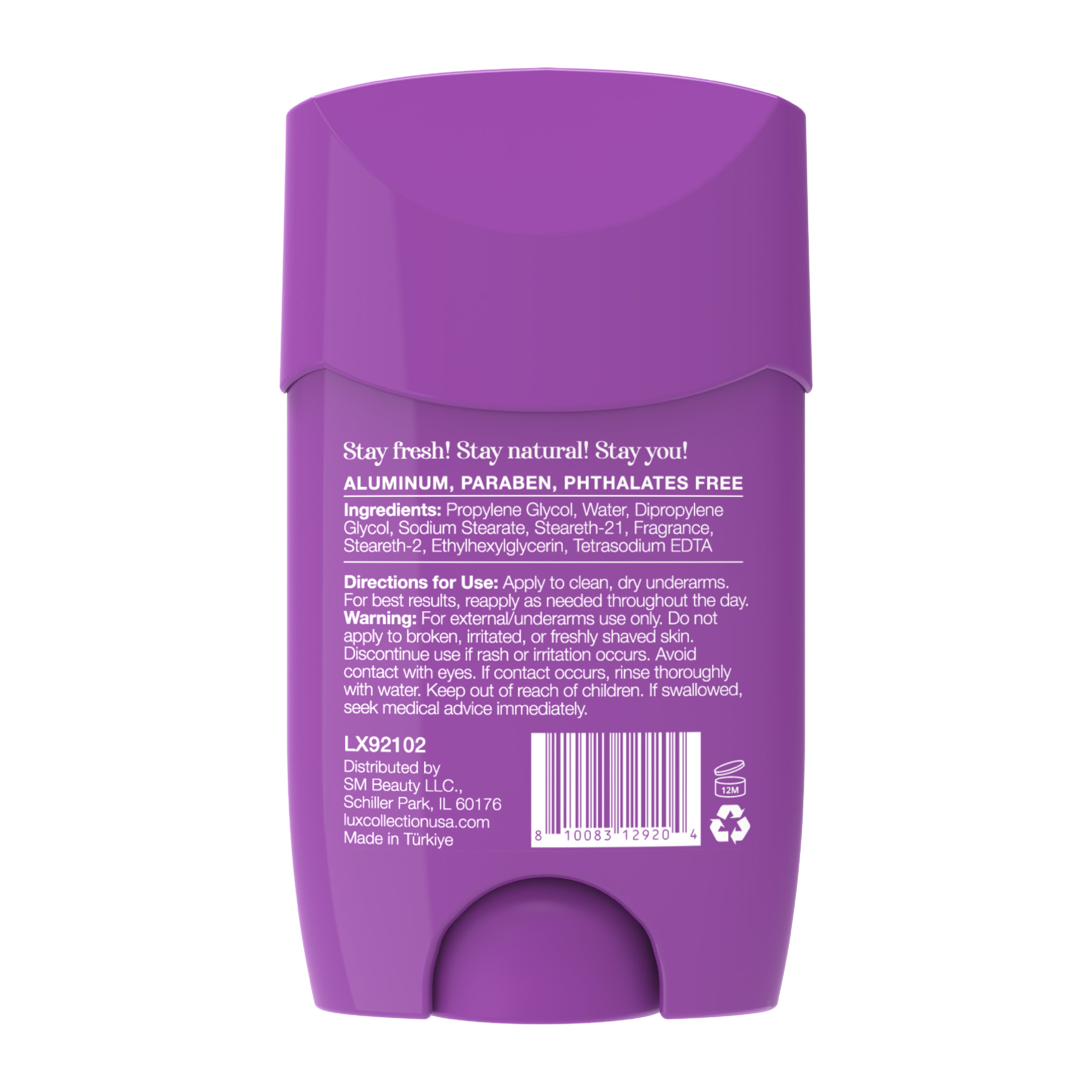 Lux Collection - Deodorant Lavender Rosemary