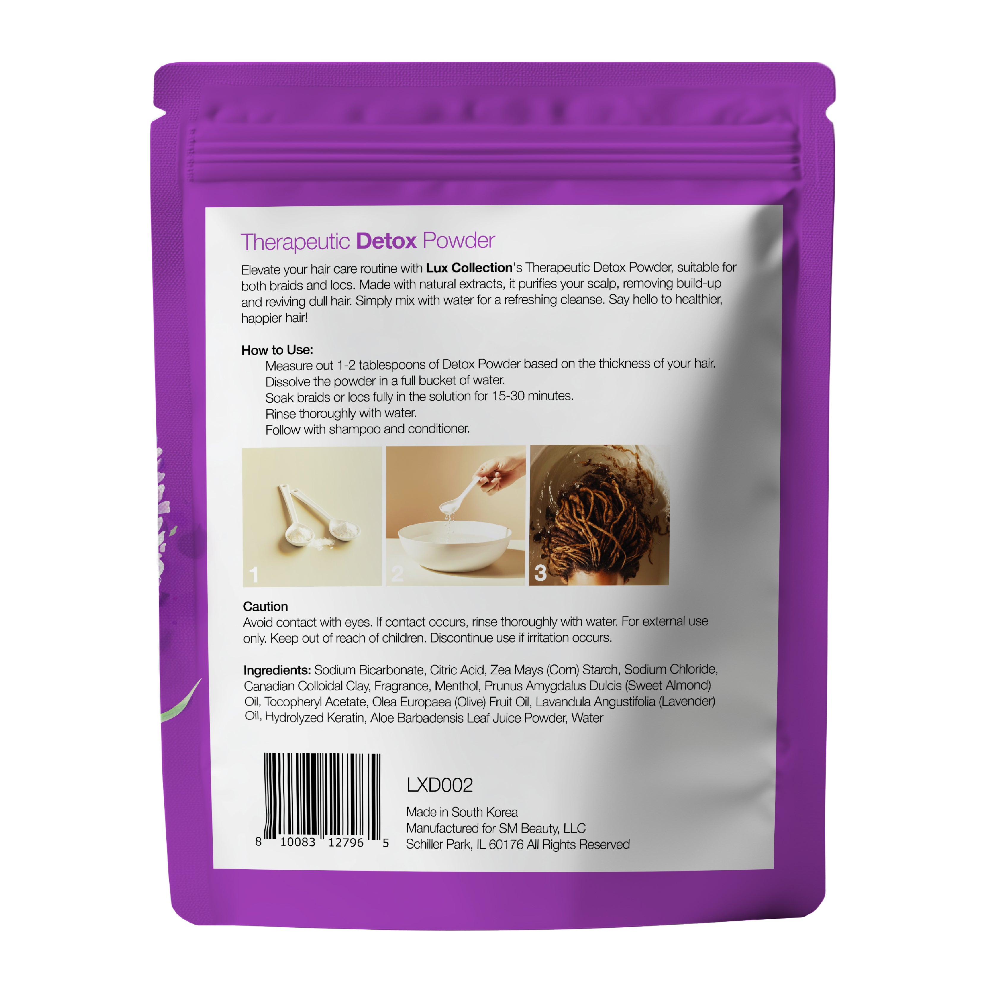 Lux Collection - Therapeutic Detox Powder | Lavender