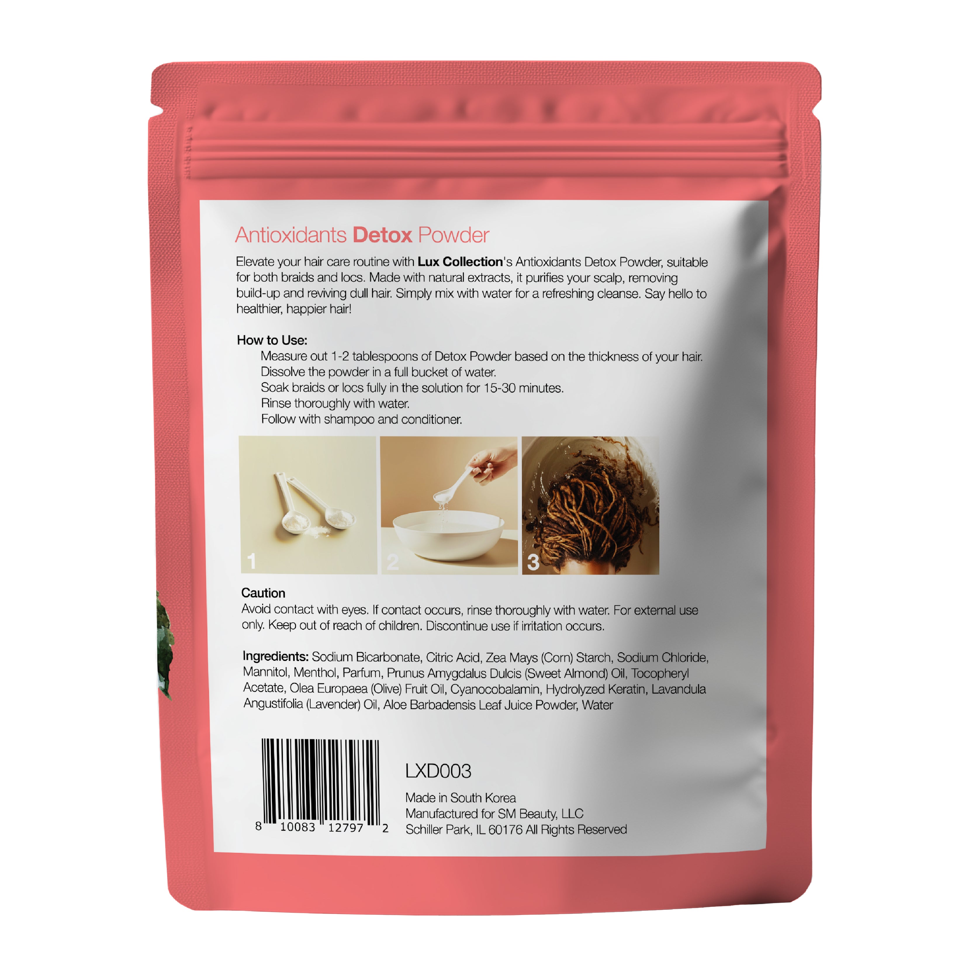 Lux Collection - Antioxidants Detox Powder | Peach