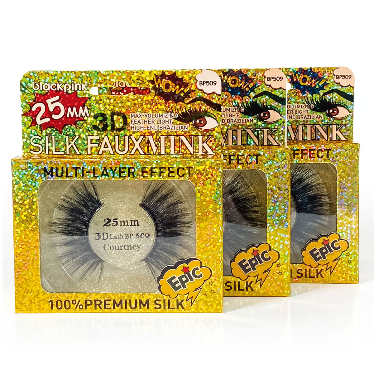 Blackpink - Luxurious Brazilian 25mm 3D Silk Faux Mink