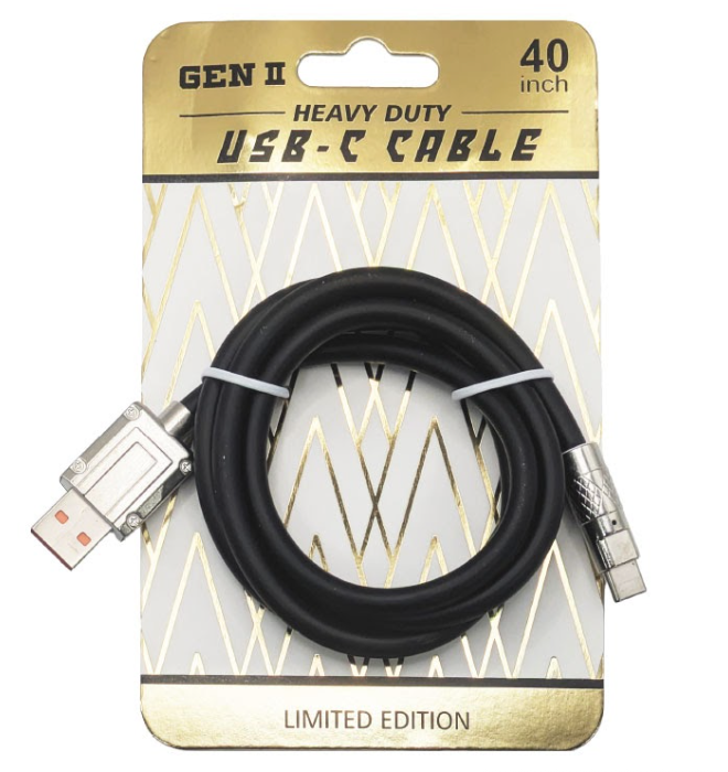 USB-C to USB Heavy-Duty Cable