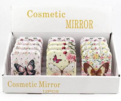 Handheld Mirrors Display Pack | Butterfly Rectangle