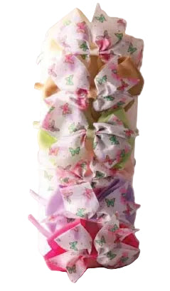 Butterfly Watercolor Bow Headband
