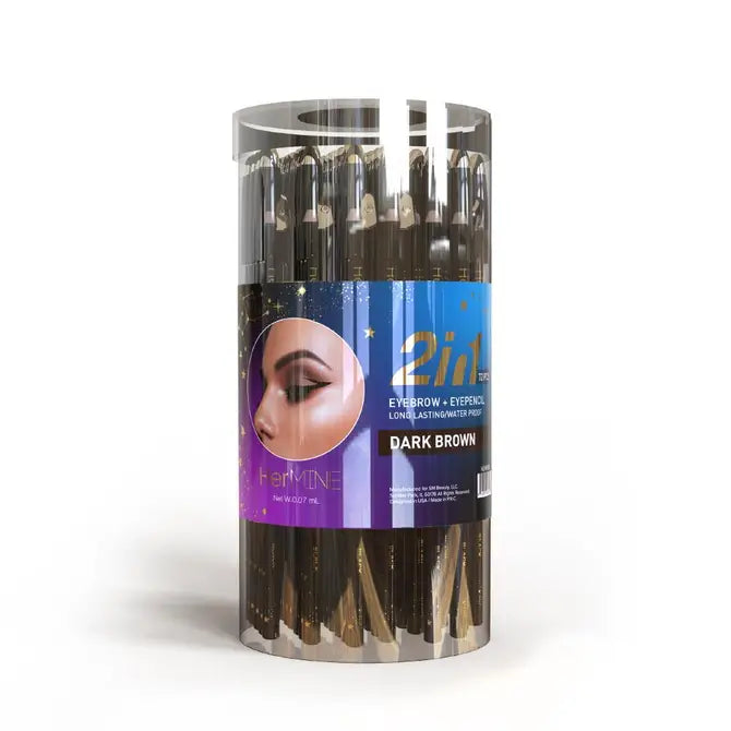 HerMine - 2 In 1 Eyebrow + Eye pencil