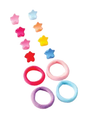 Mini Star Clip Ties Set