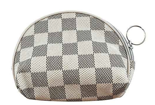 Checkered Coin Purse