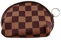 Checkered Coin Purse