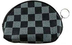 Checkered Coin Purse