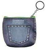 Denim Themed Coin Purse