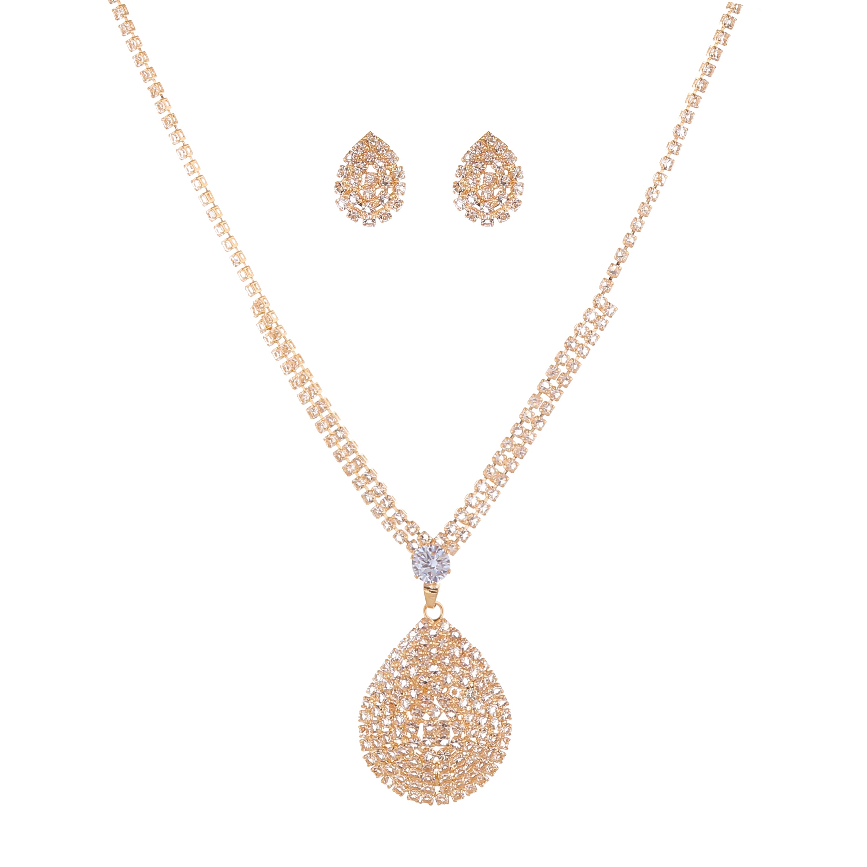 SM Jewelry Premium Hypoallergenic Necklace & Earring Set J002