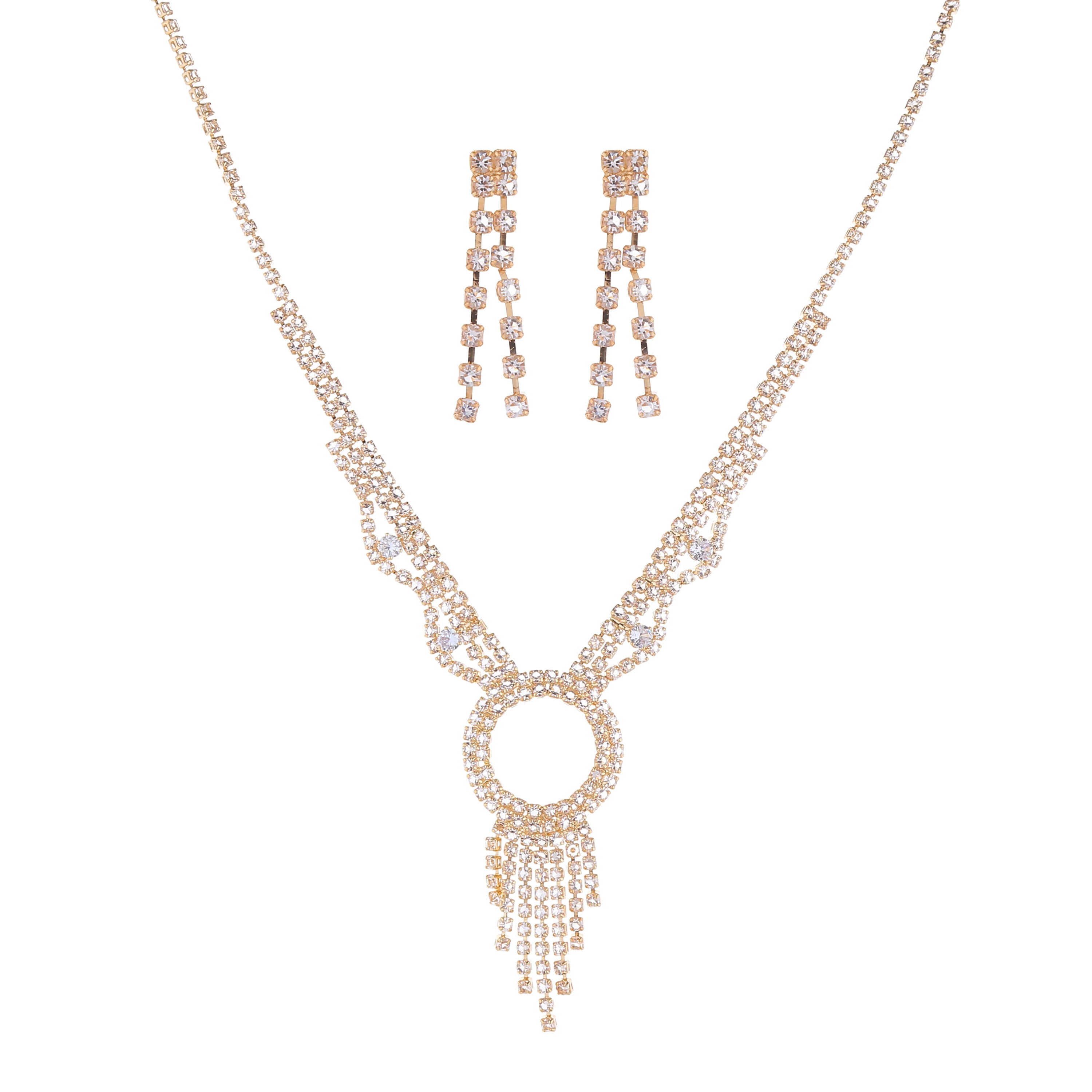 SM Jewelry Premium Hypoallergenic Necklace & Earring Set J004