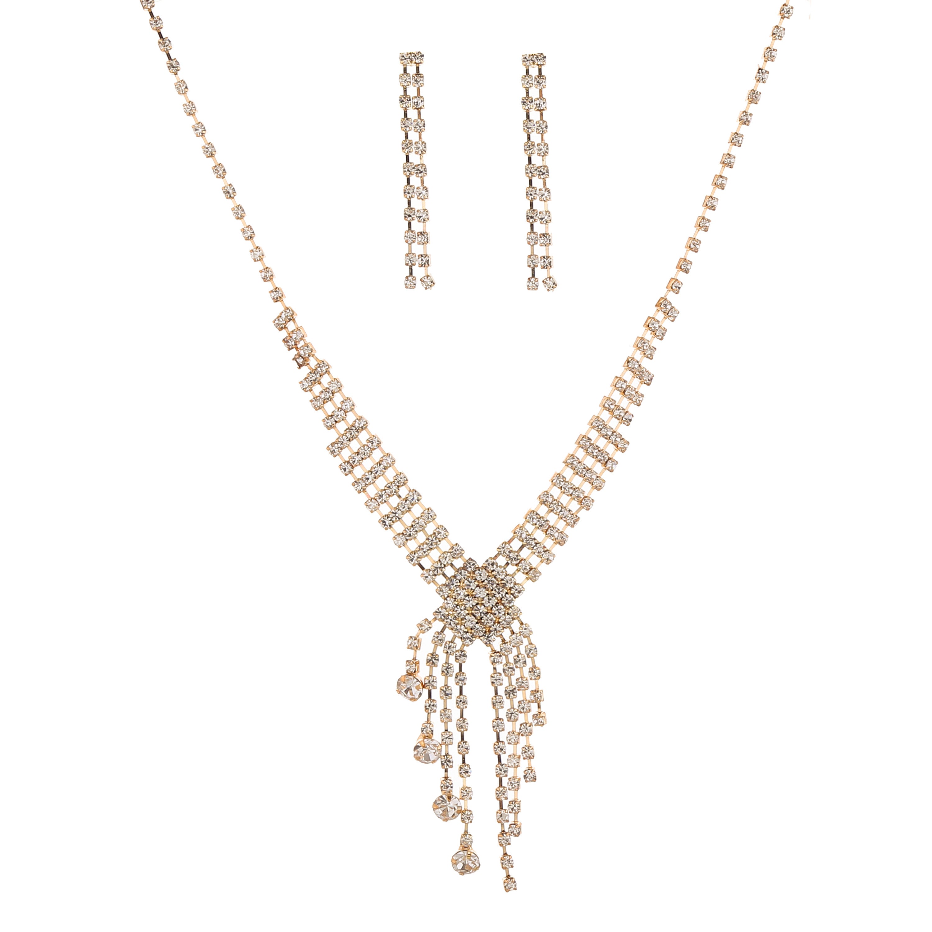 SM Jewelry Premium Hypoallergenic Necklace & Earring Set J007