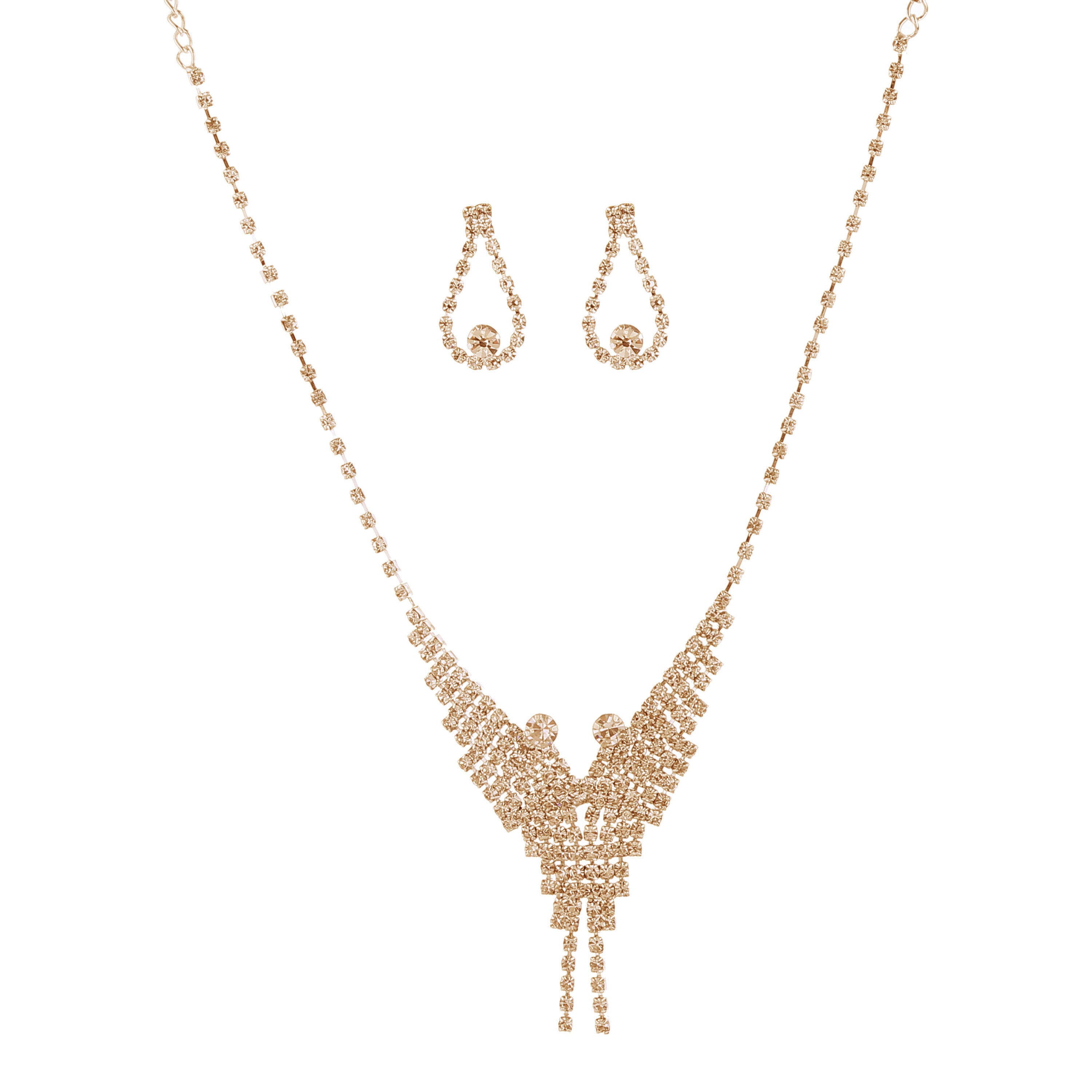 SM Jewelry Premium Hypoallergenic Necklace & Earring Set J008