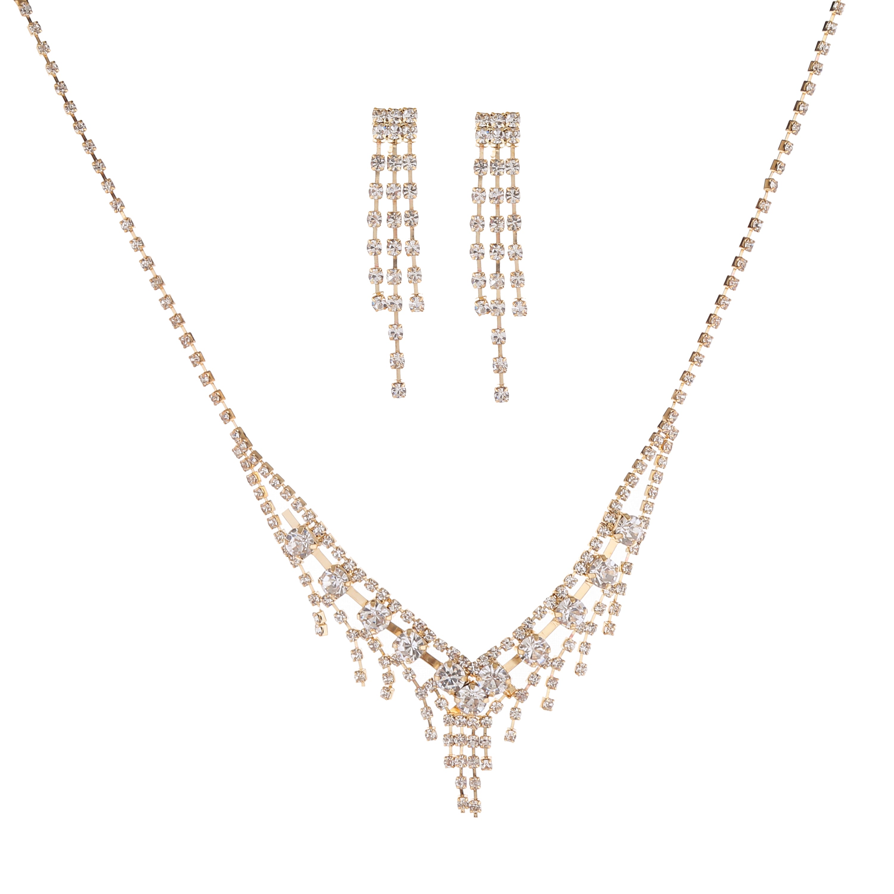 SM Jewelry Premium Hypoallergenic Necklace & Earring Set J009