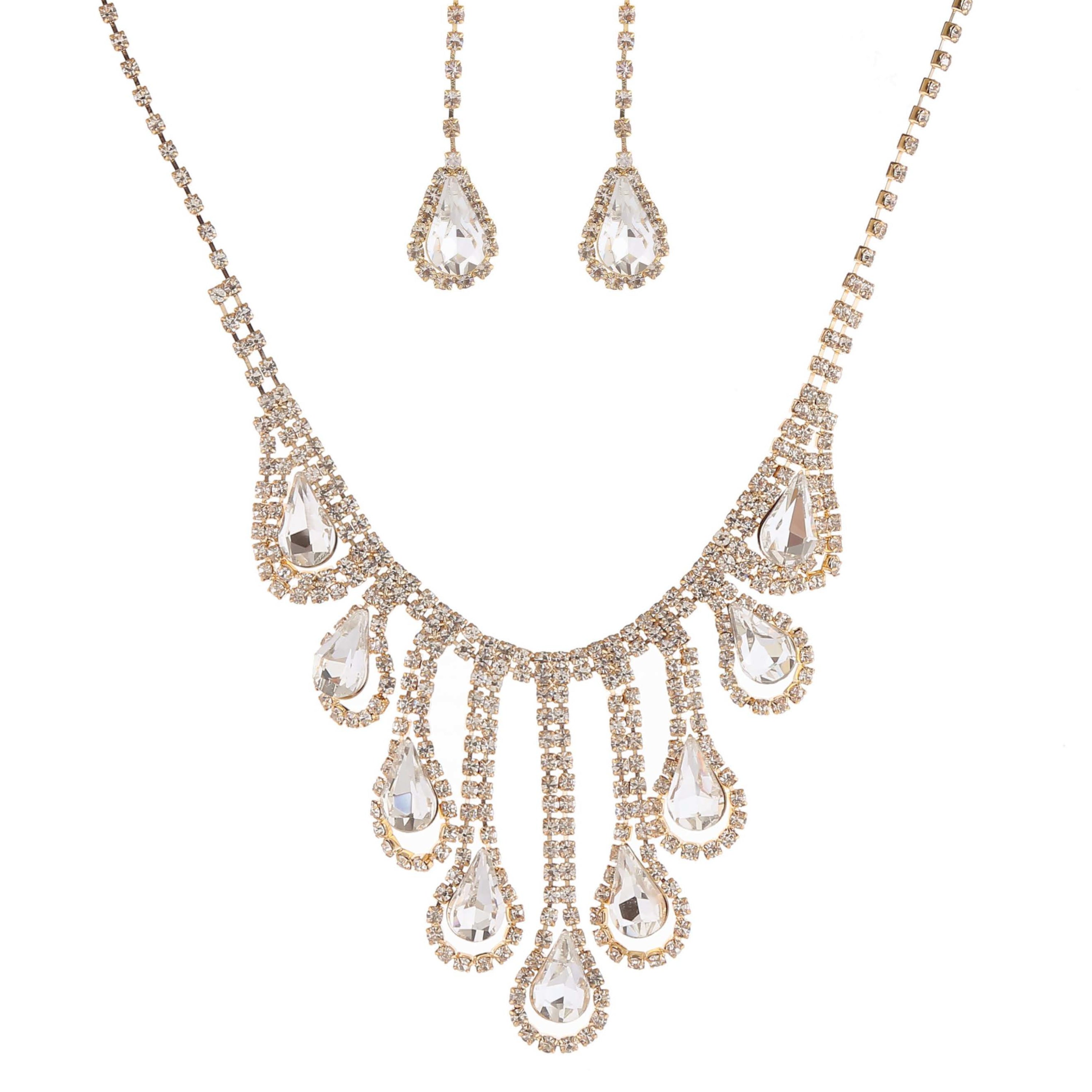 SM Jewelry Premium Hypoallergenic Necklace & Earring Set J012