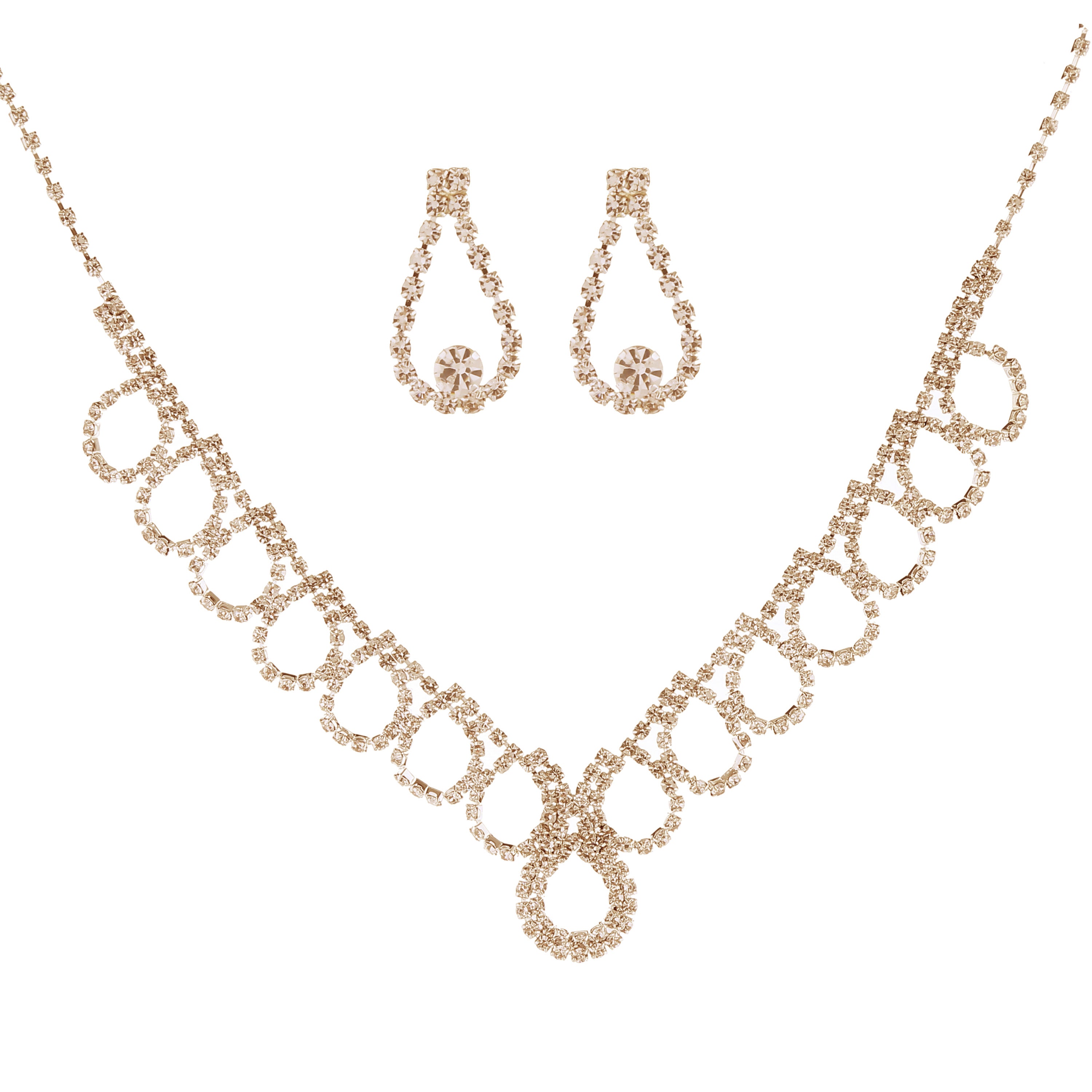 SM Jewelry Premium Hypoallergenic Necklace & Earring Set J013