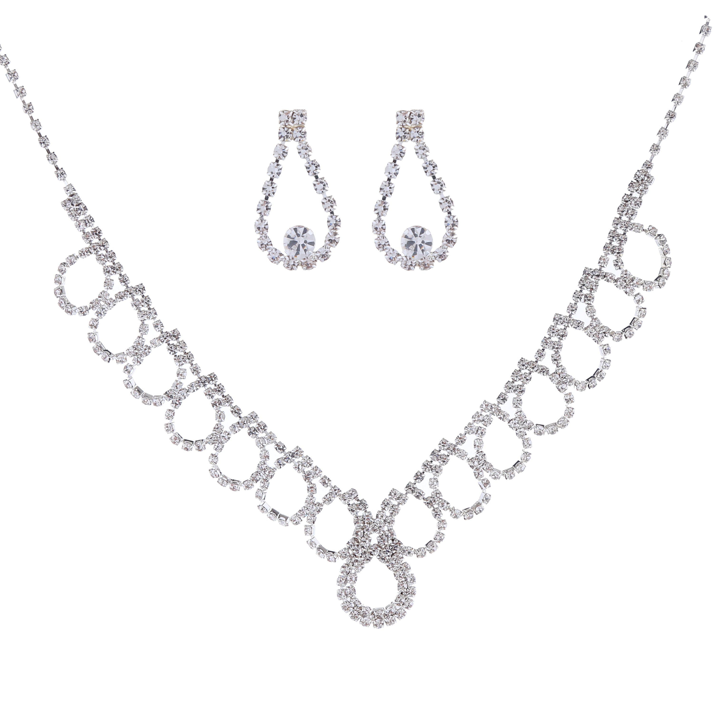 SM Jewelry Premium Hypoallergenic Necklace & Earring Set J013
