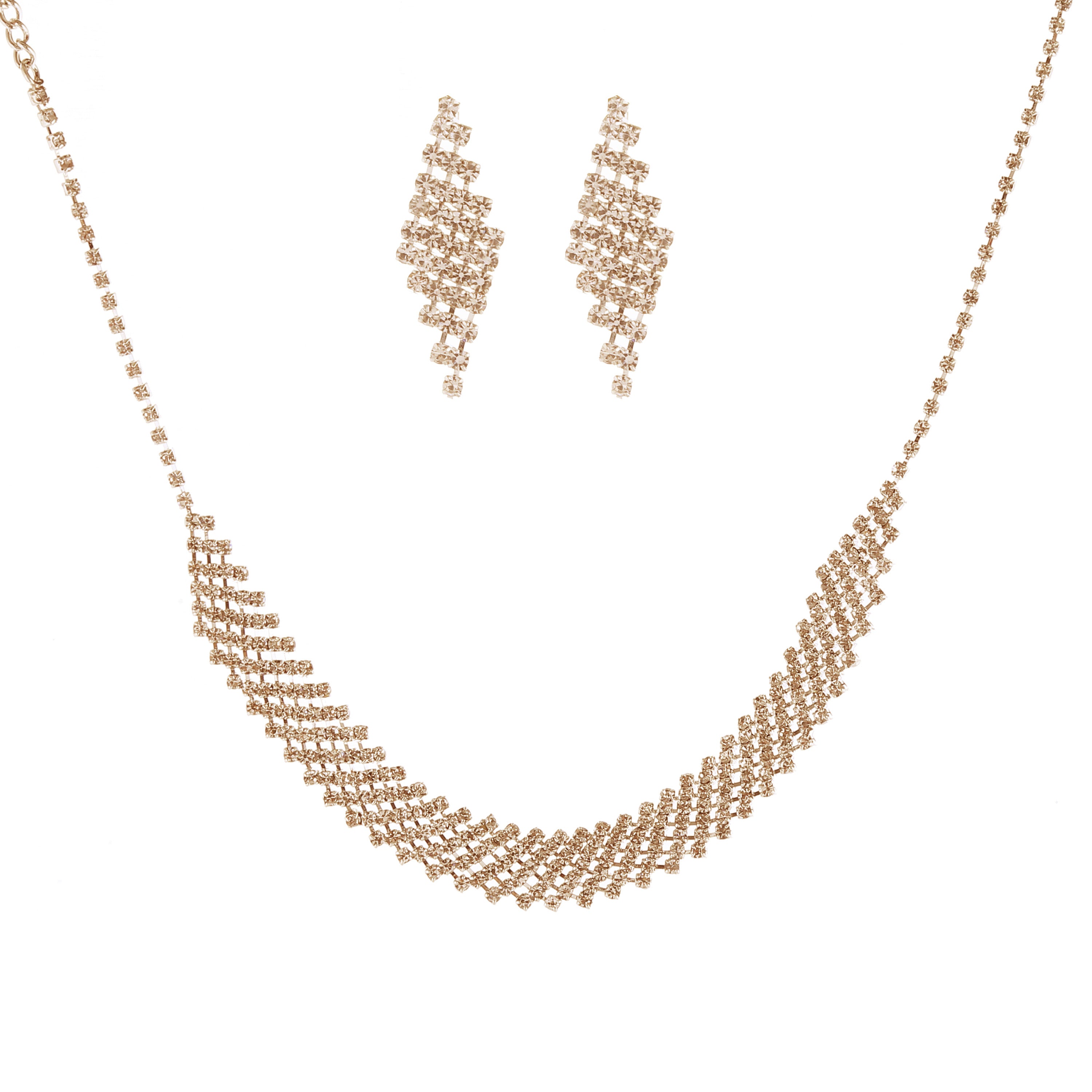 SM Jewelry Premium Hypoallergenic Necklace & Earring Set J015