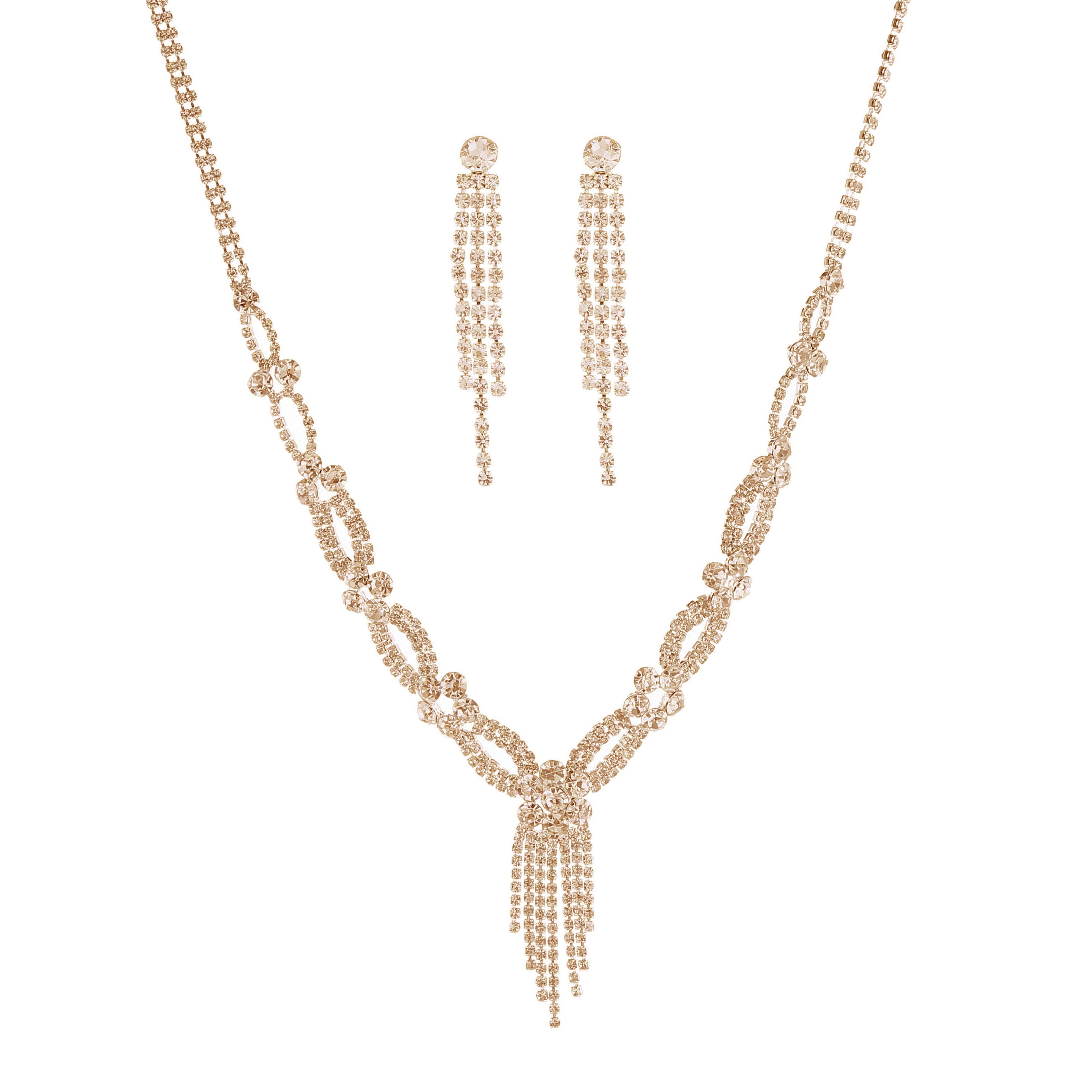 SM Jewelry Premium Hypoallergenic Necklace & Earring Set J018