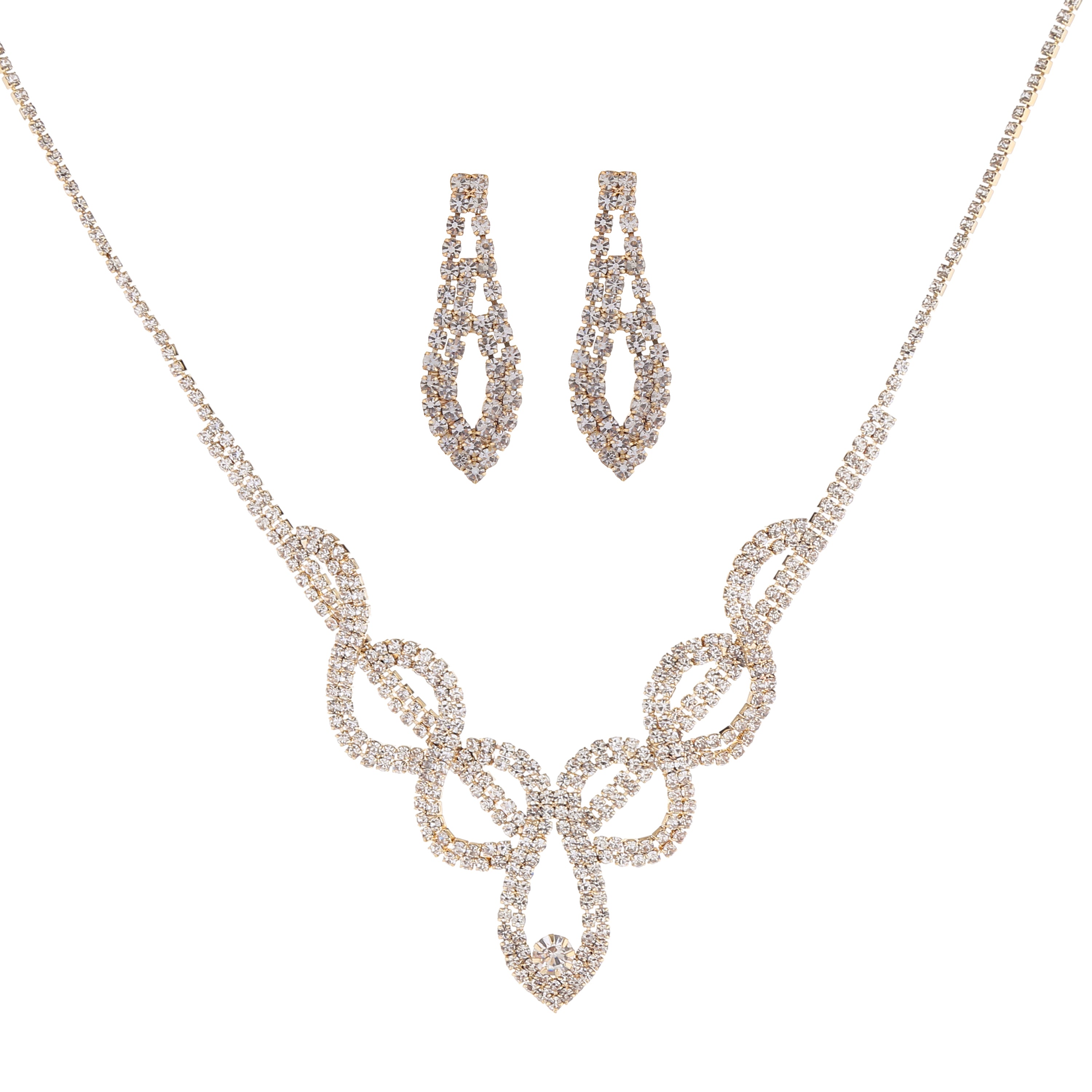SM Jewelry Premium Hypoallergenic Necklace & Earring Set J019