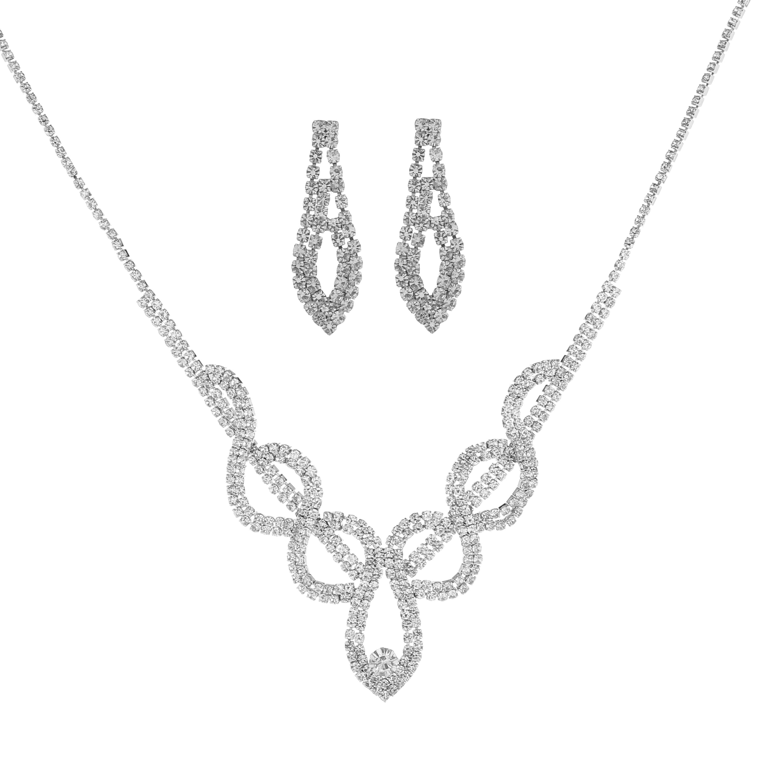 SM Jewelry Premium Hypoallergenic Necklace & Earring Set J019