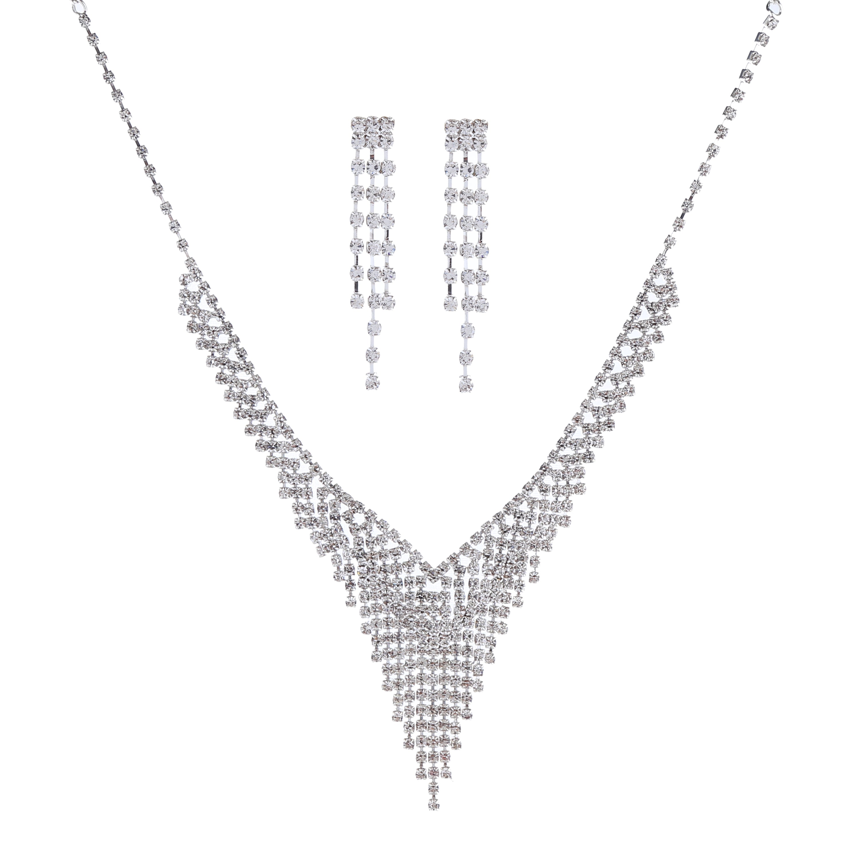 SM Jewelry Premium Hypoallergenic Necklace & Earring Set J020