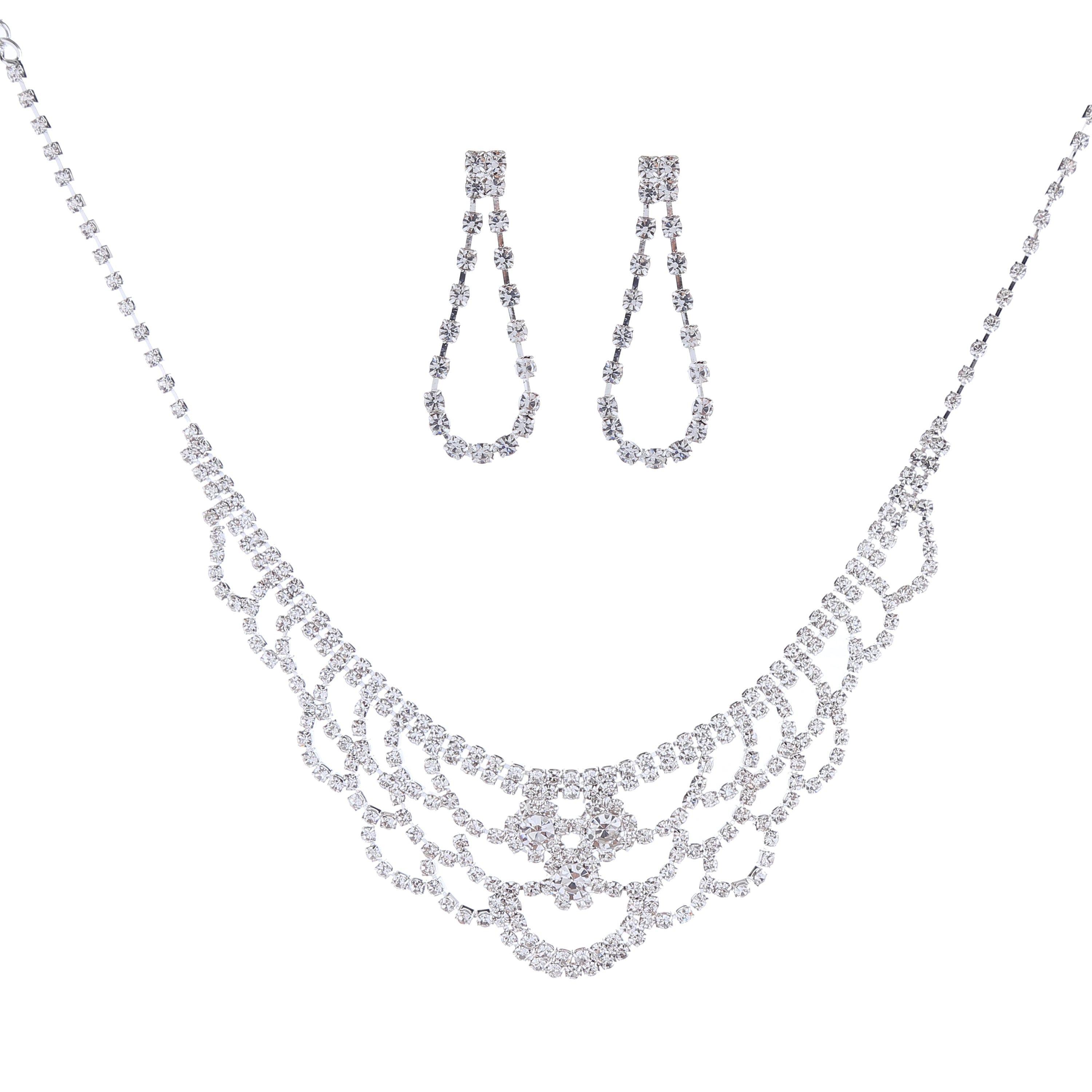 SM Jewelry Premium Hypoallergenic Necklace & Earring Set J022