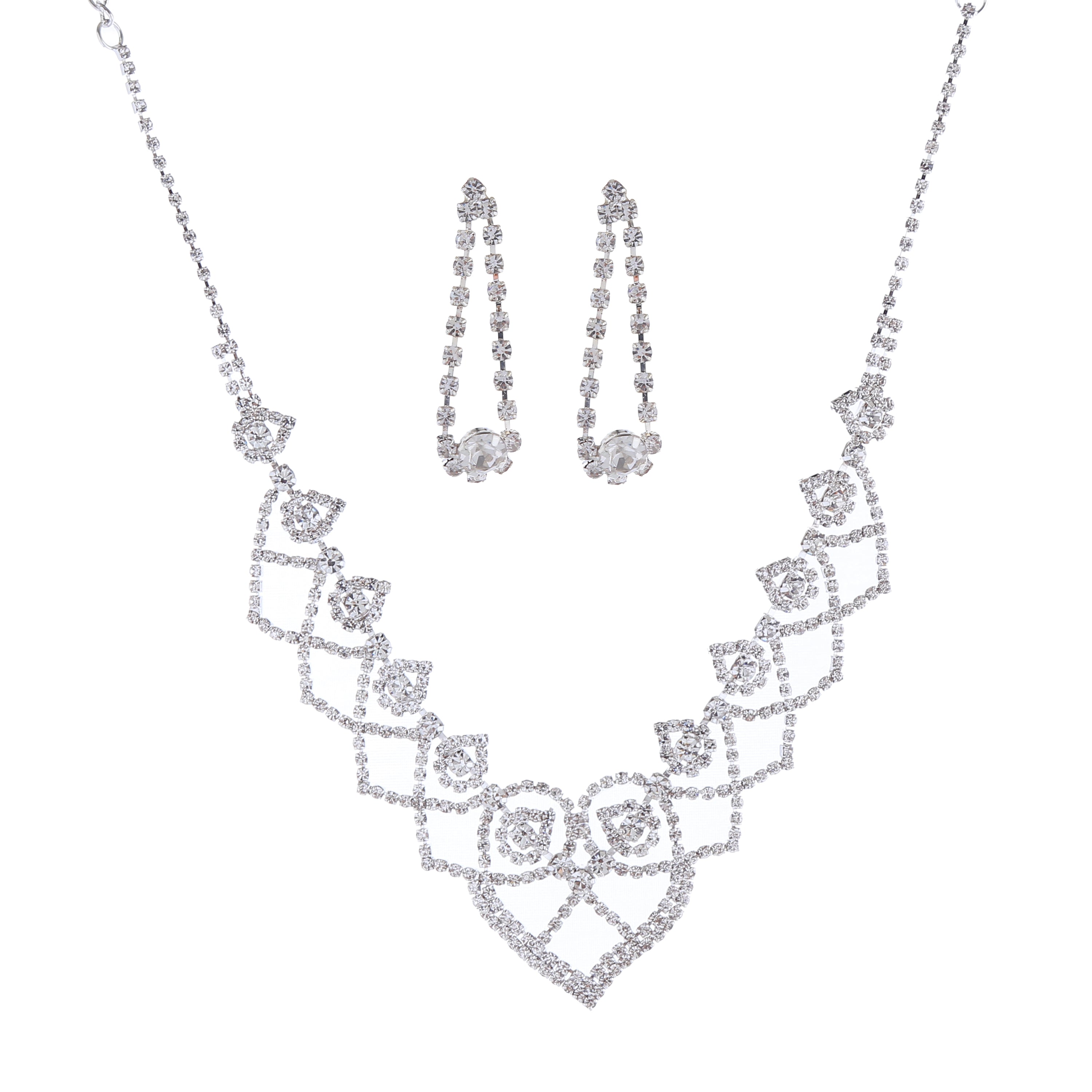 SM Jewelry Premium Hypoallergenic Necklace & Earring Set J023