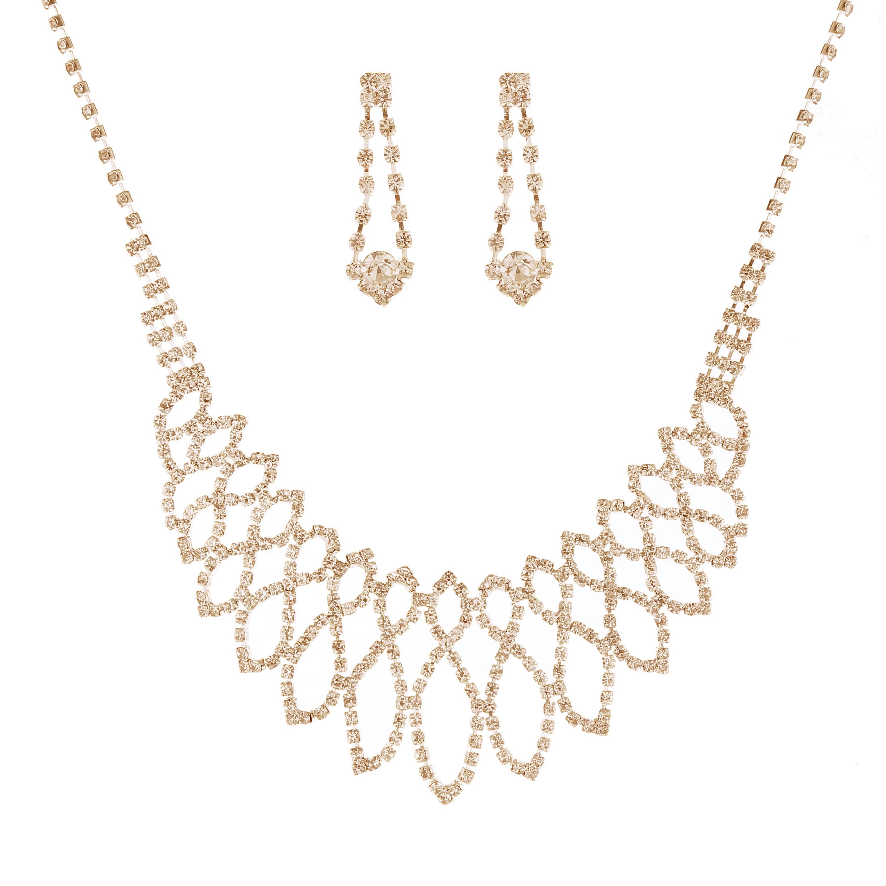 SM Jewelry Premium Hypoallergenic Necklace & Earring Set J024