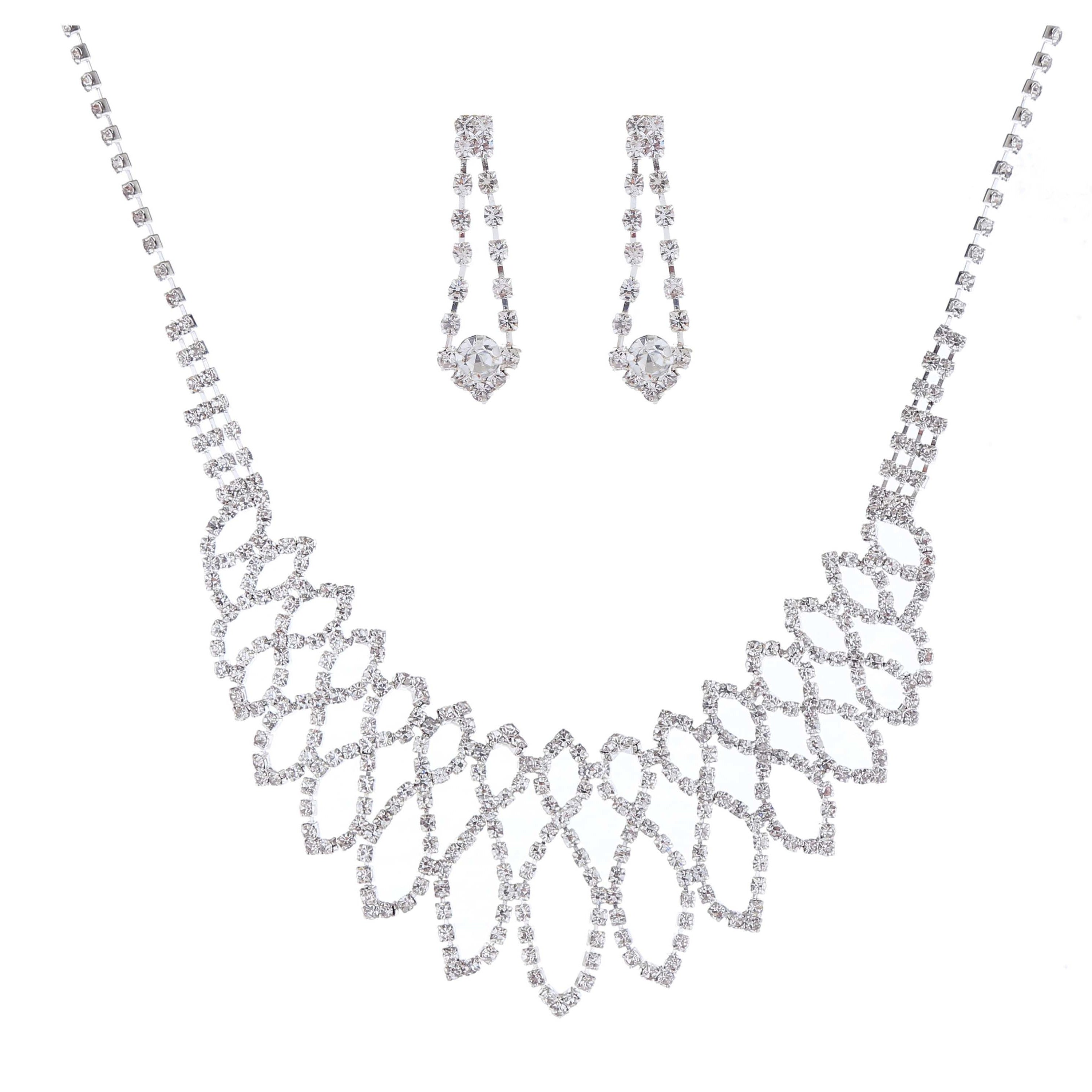 SM Jewelry Premium Hypoallergenic Necklace & Earring Set J024