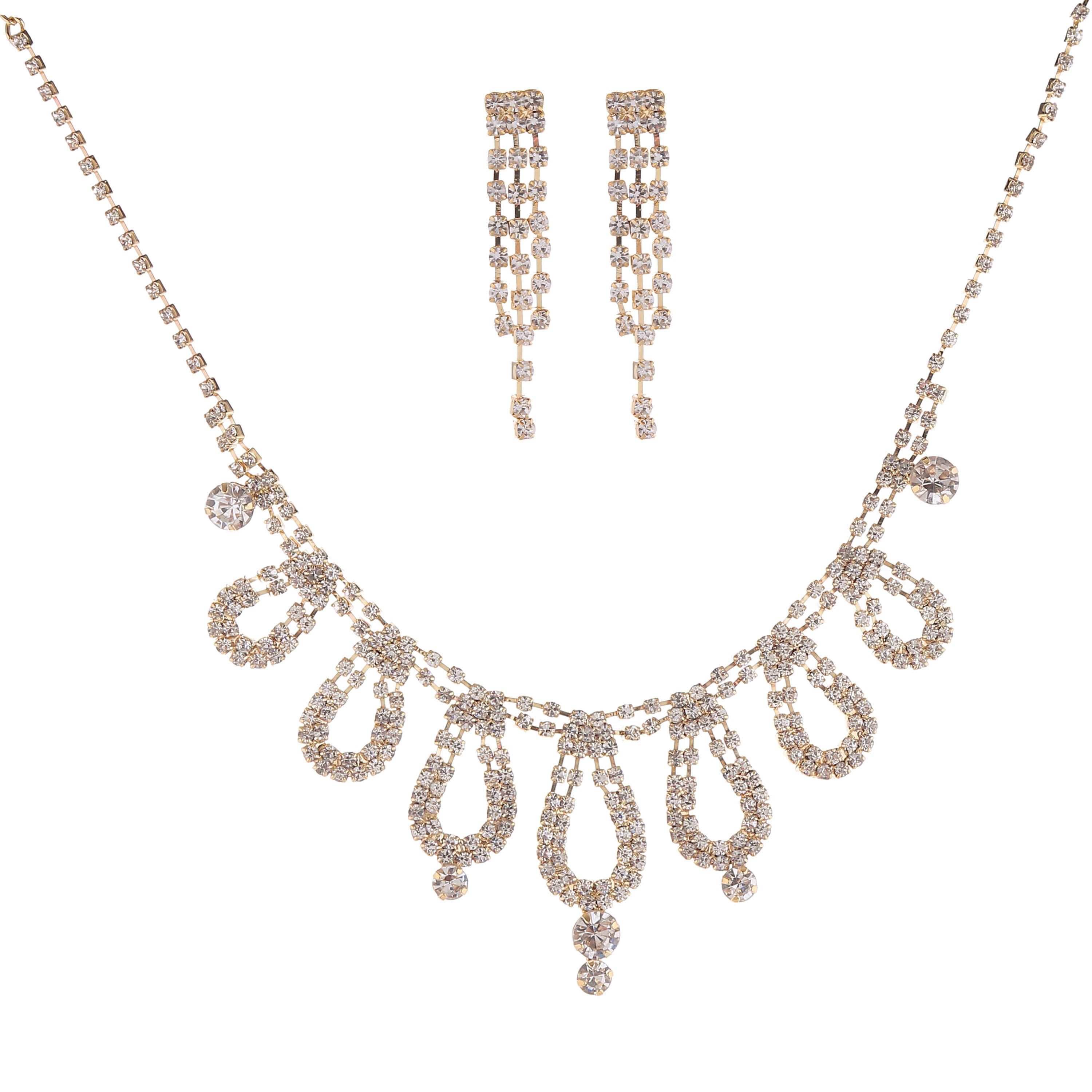 SM Jewelry Premium Hypoallergenic Necklace & Earring Set J027