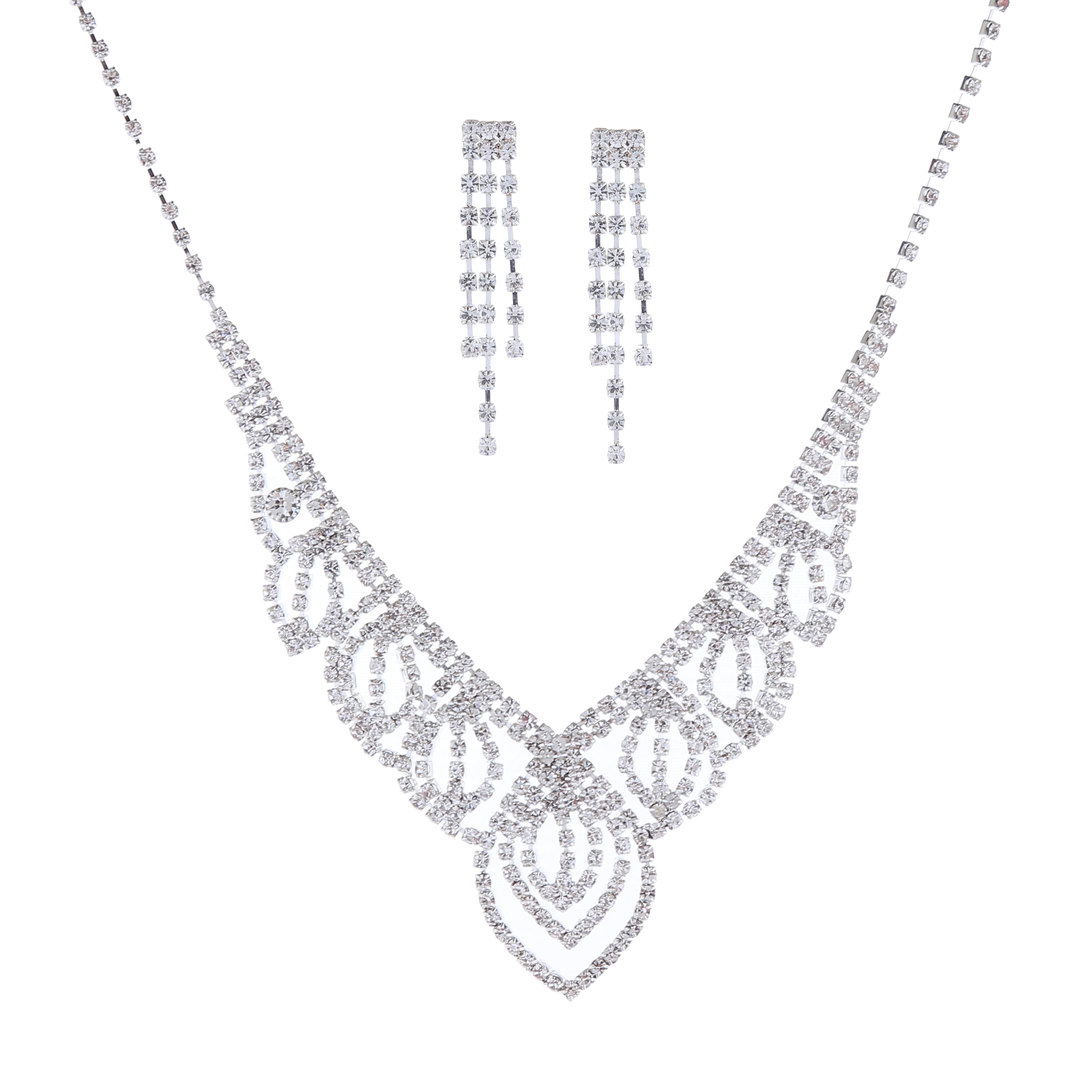 SM Jewelry Premium Hypoallergenic Necklace & Earring Set J029