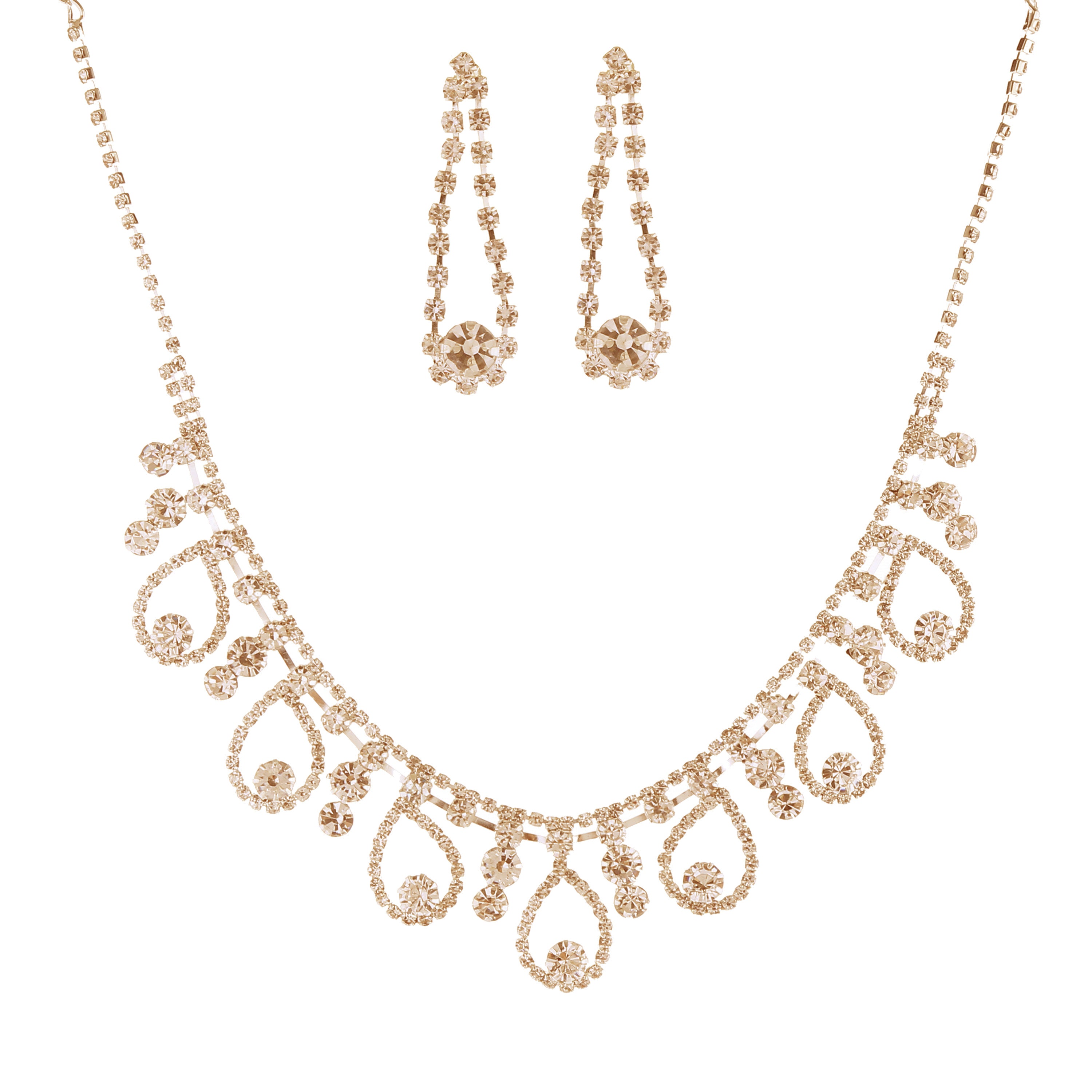 SM Jewelry Premium Hypoallergenic Necklace & Earring Set J030