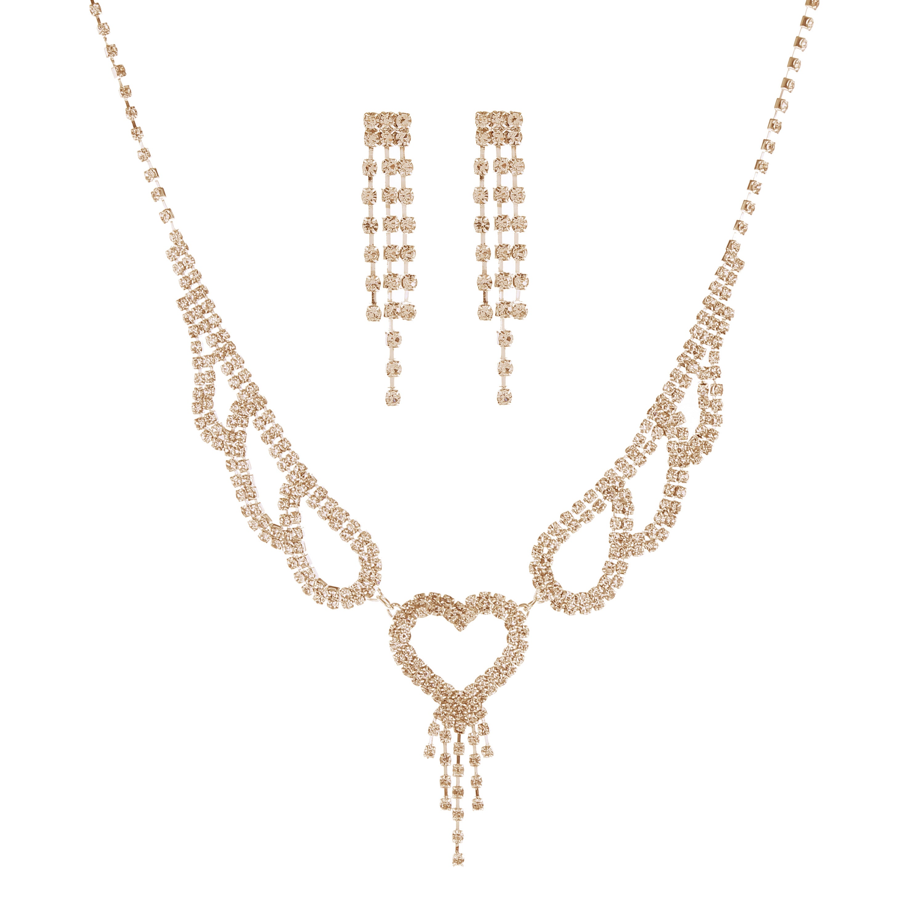 SM Jewelry Premium Hypoallergenic Necklace & Earring Set J031