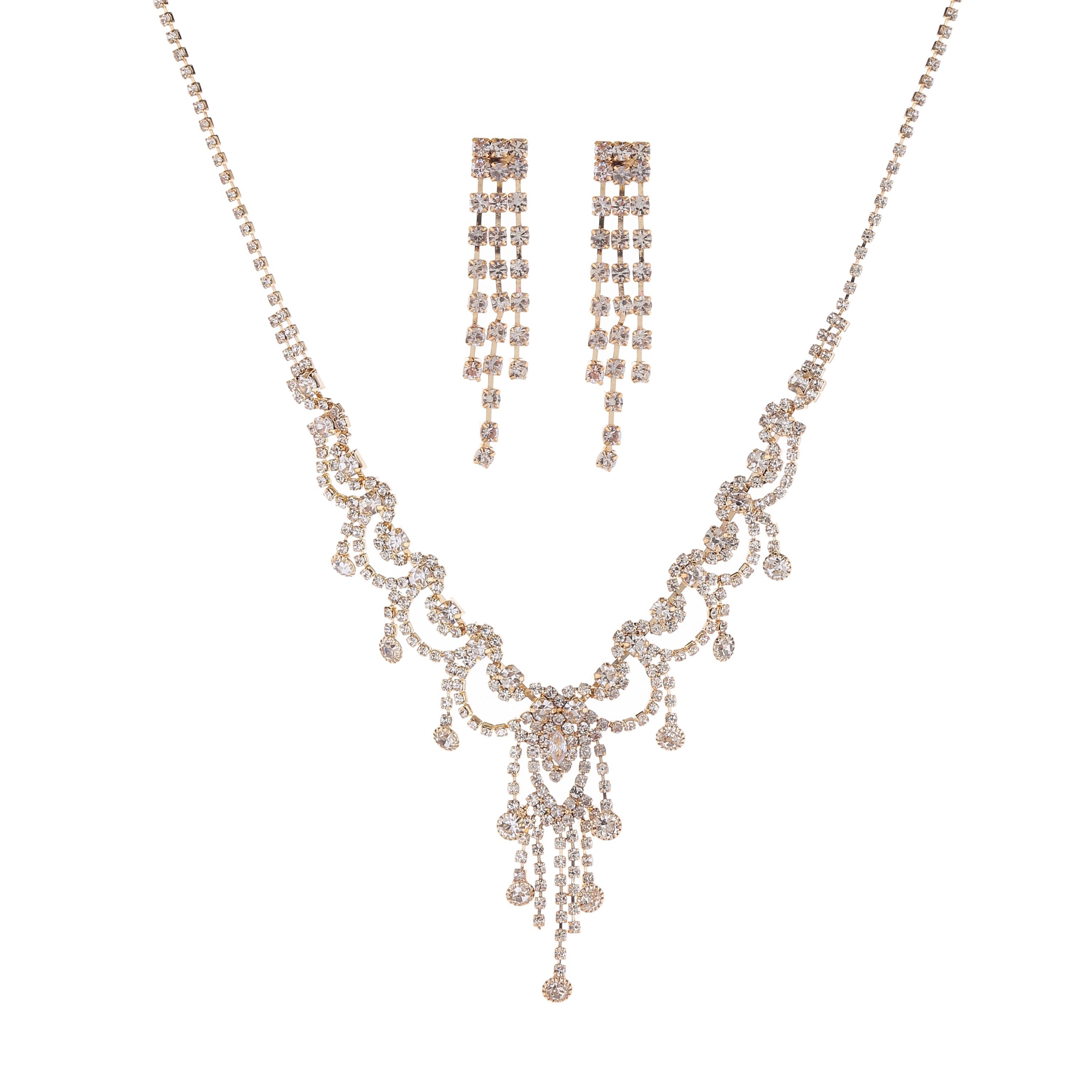 SM Jewelry Premium Hypoallergenic Necklace & Earring Set J032