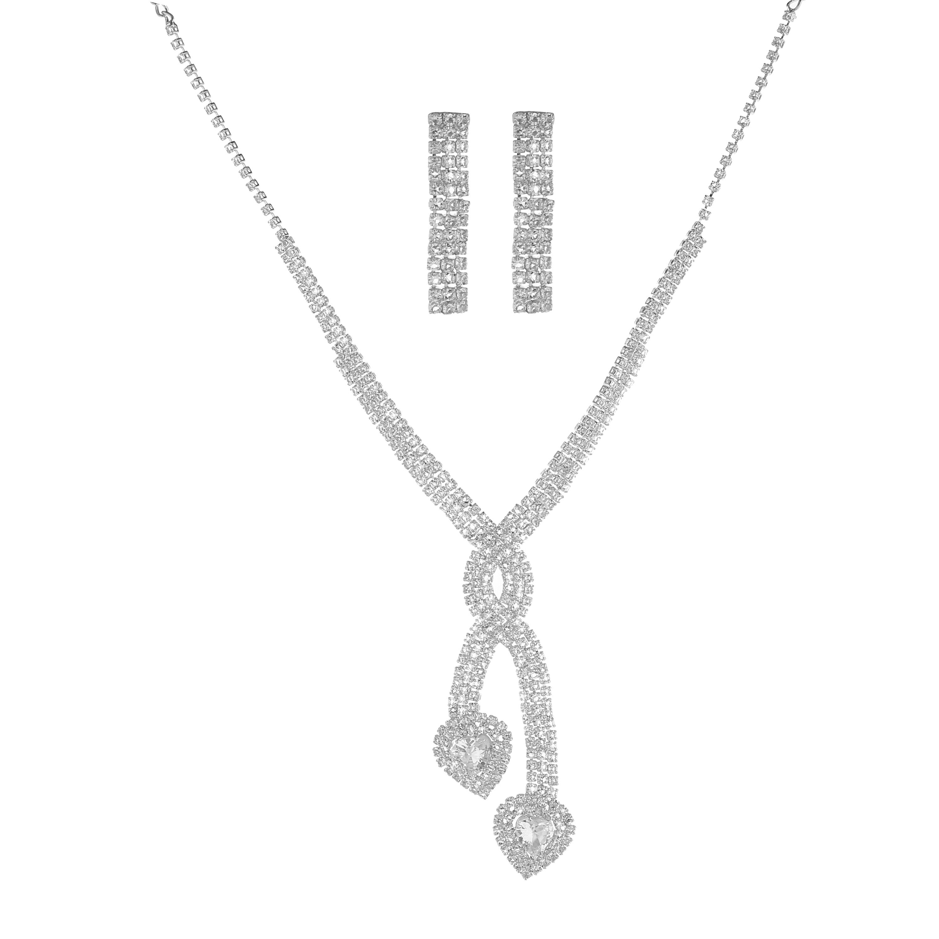 SM Jewelry Premium Hypoallergenic Necklace & Earring Set J035