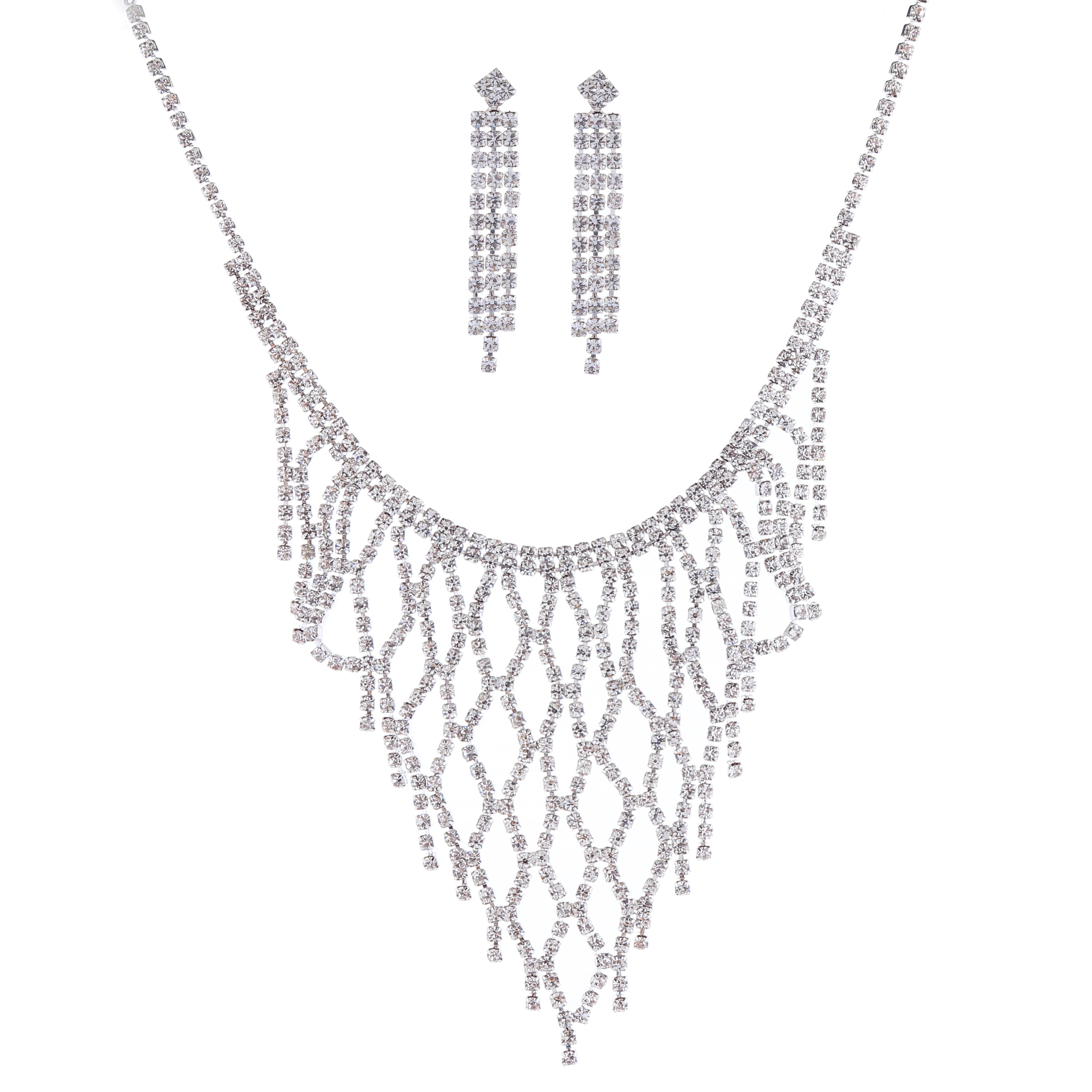 SM Jewelry Premium Hypoallergenic Necklace & Earring Set J037
