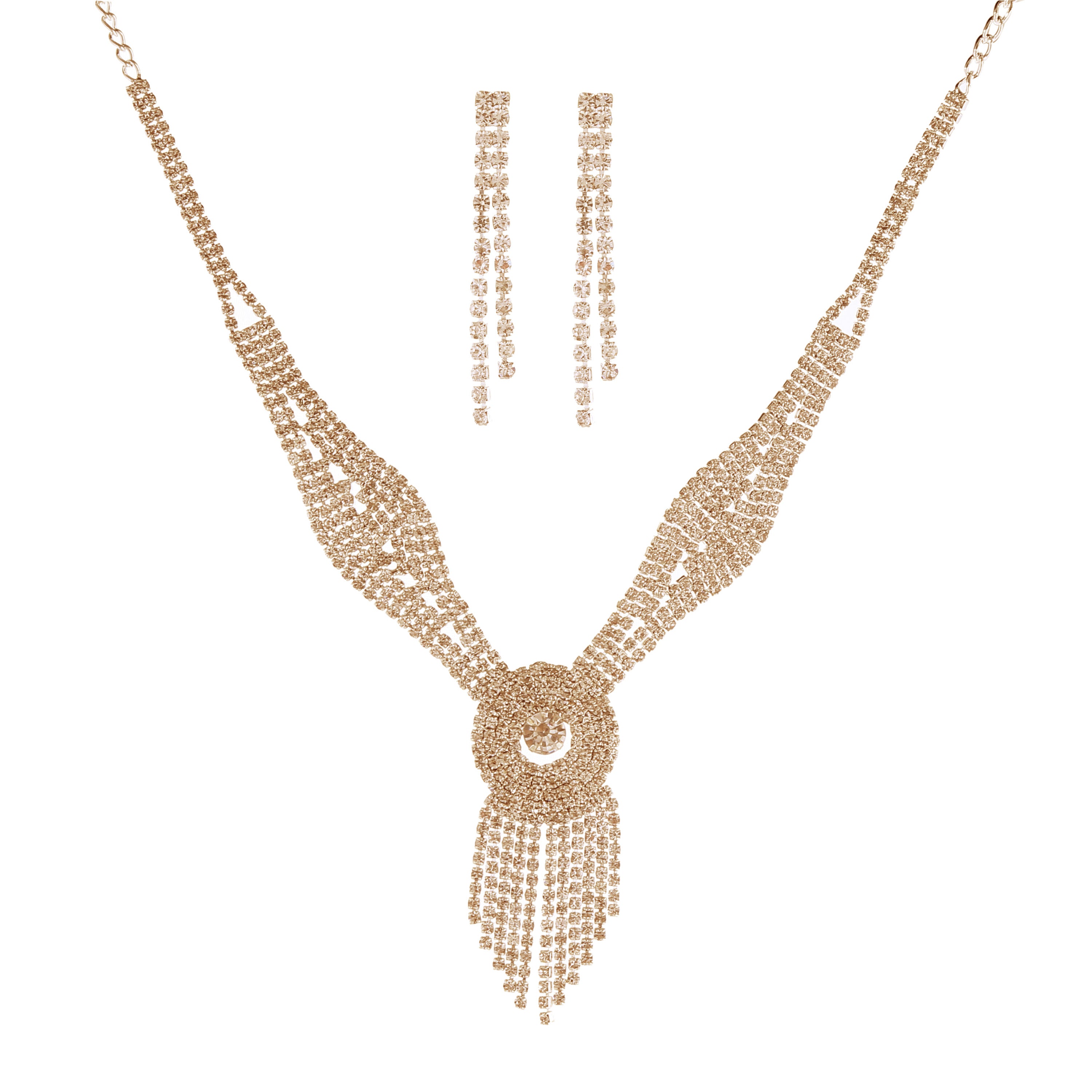 SM Jewelry Premium Hypoallergenic Necklace & Earring Set J038