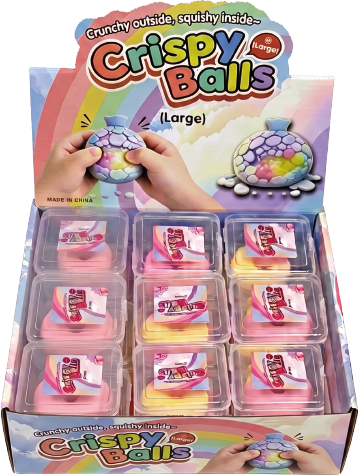 Wax Cracking Squish - Crispy Balls Donut 18PCS/DP