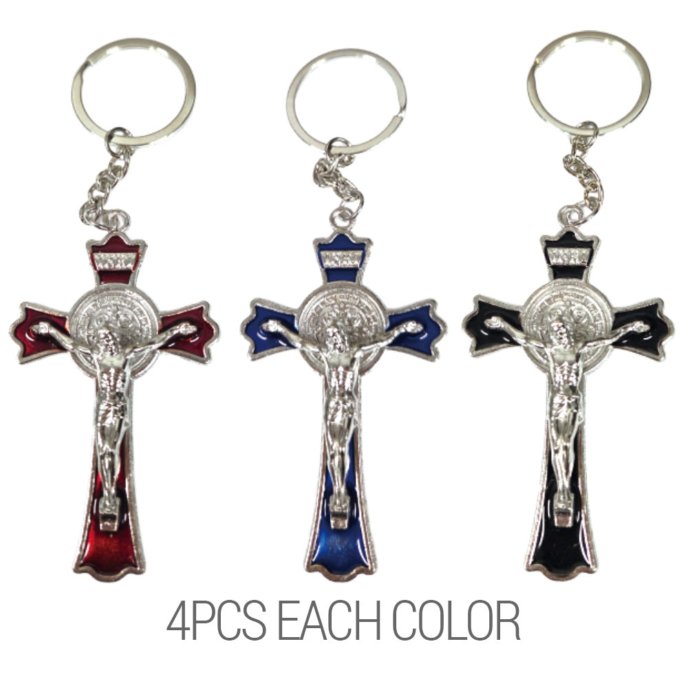Key Chain - Jesus with Cross (12 PCS)