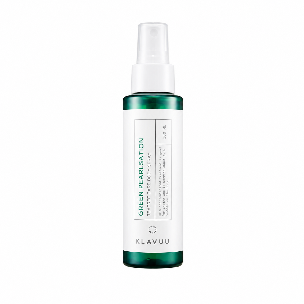 KLAVUU Green Pearlsation Tea Tree Care Body Spray 100ml