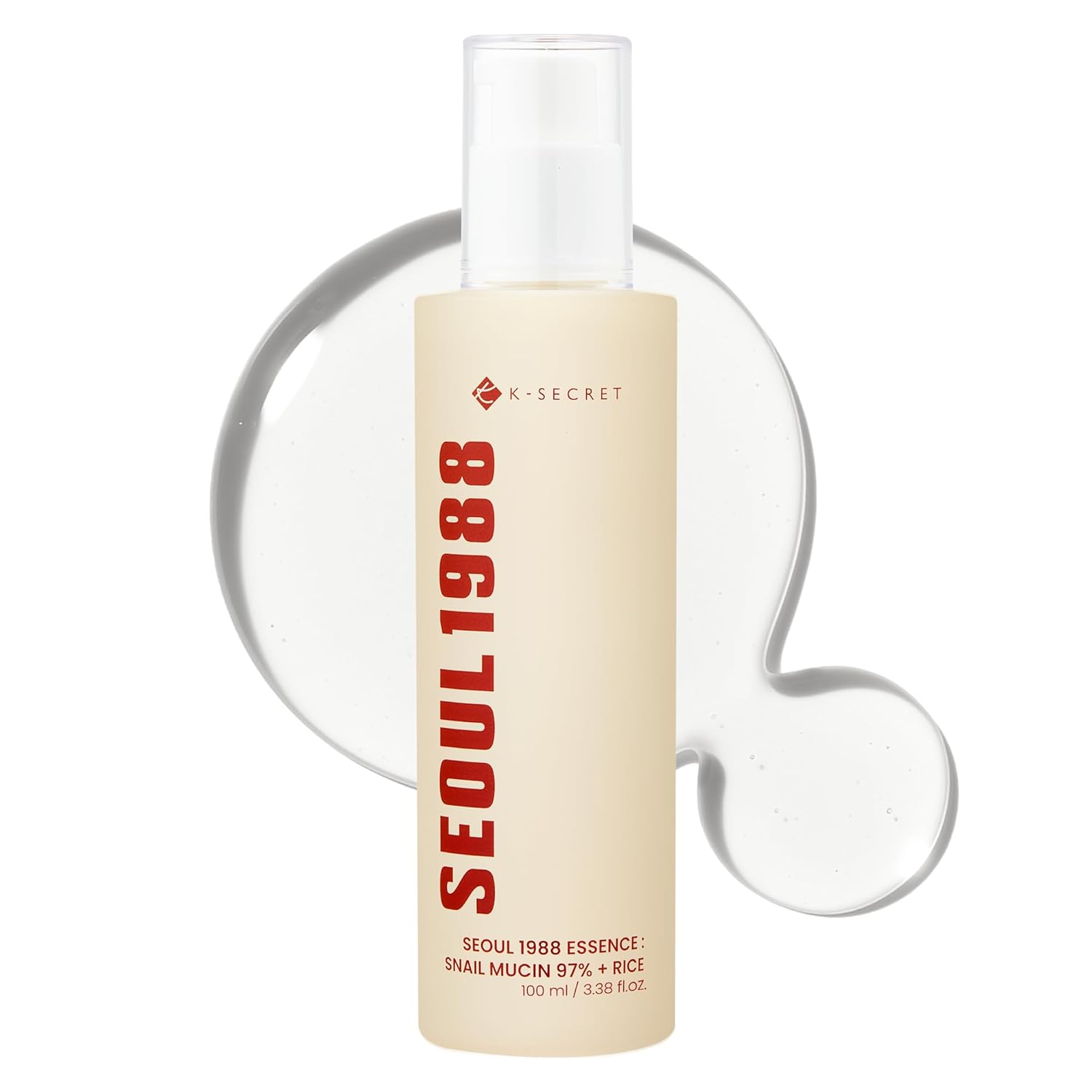 K-SECRET Seoul 1988 Essence Snail Mucin 97% + Rice 100ml