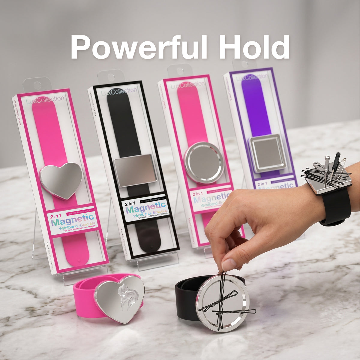 Lux Collection - Magnetic Wristband Bracelet