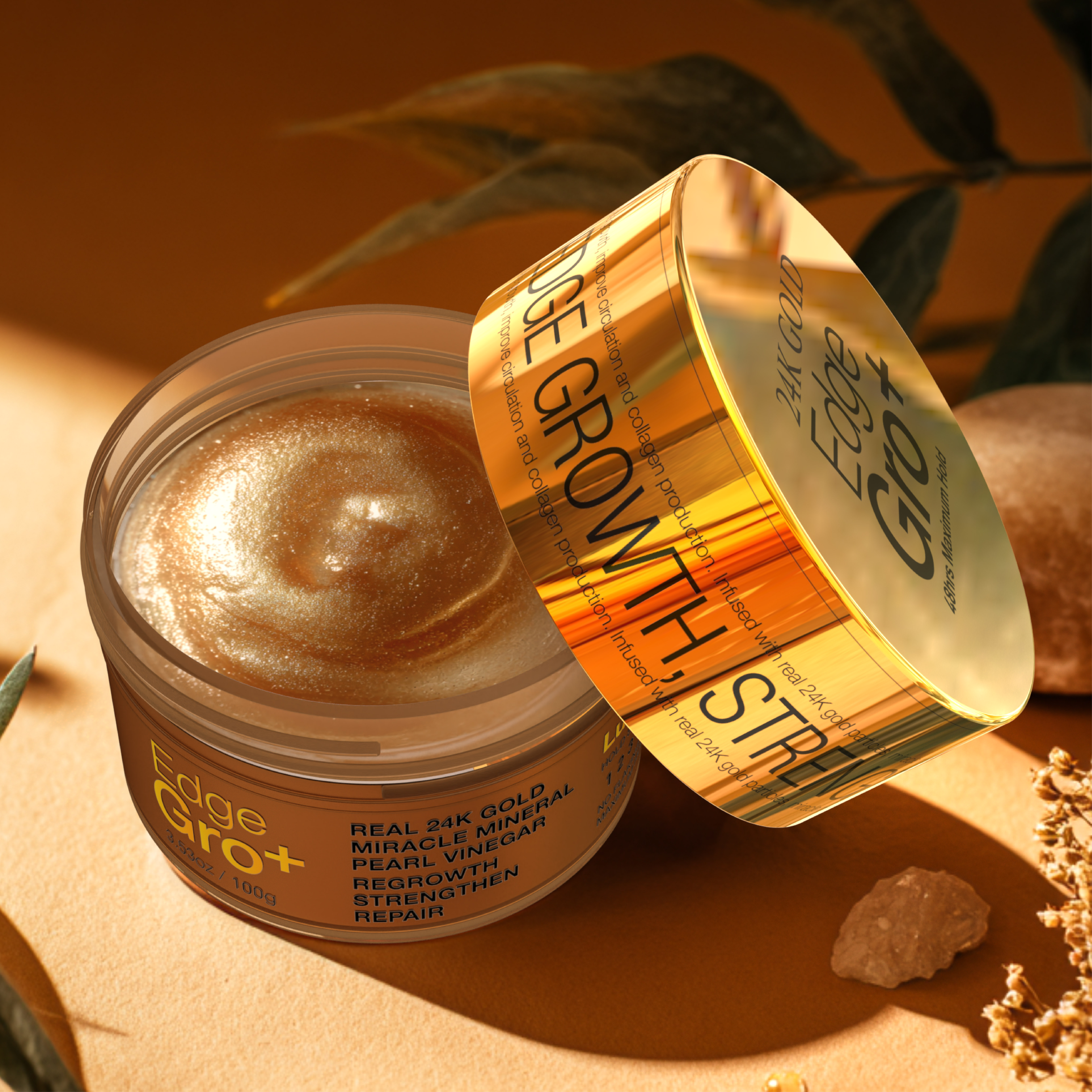 Lux Collection - 24k Gold Edge Gro+ 3.53oz/100g