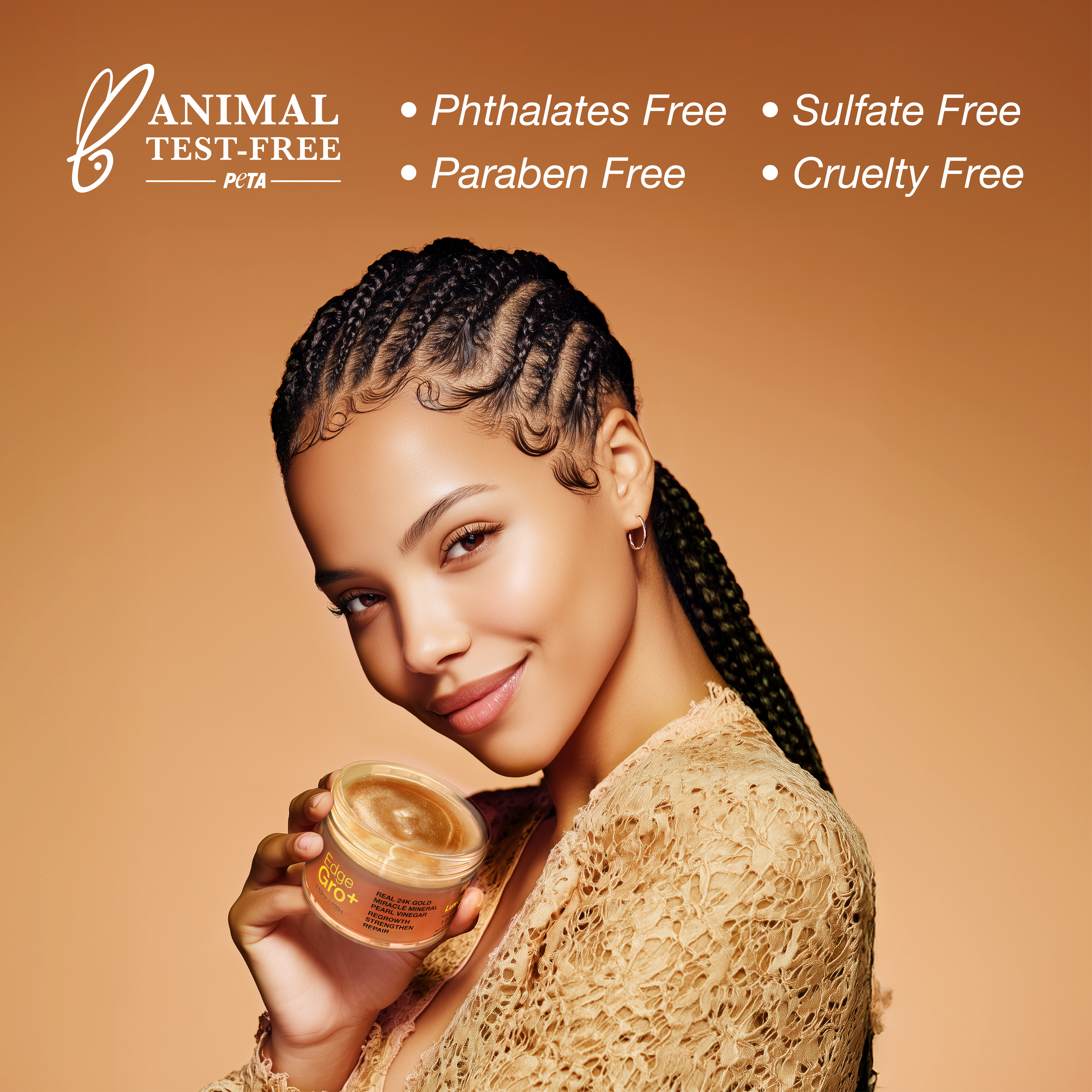 Lux Collection - 24k Gold Edge Gro+ 3.53oz/100g