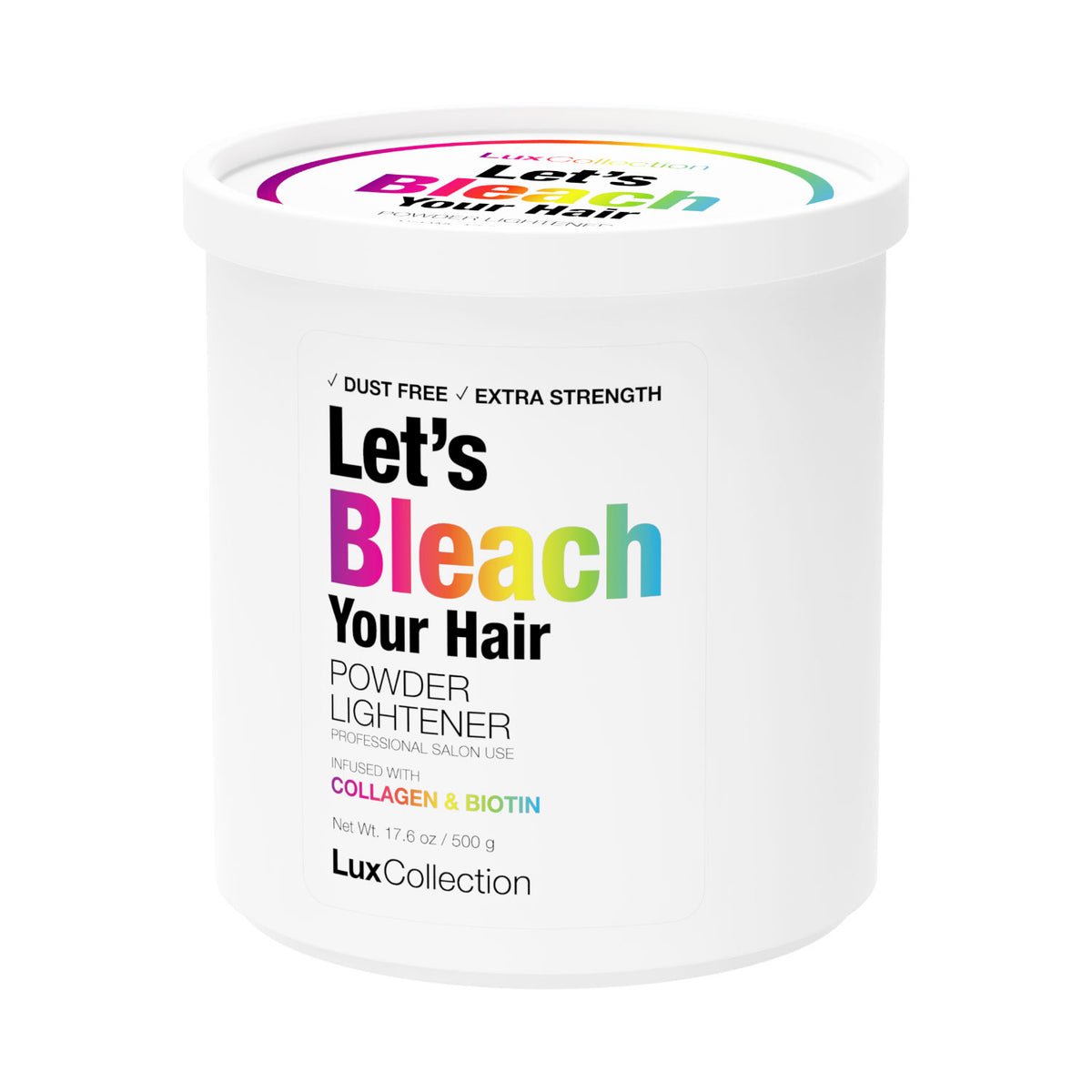 Lux Collection - Bleach White Powder Hair Lighteners (500g)