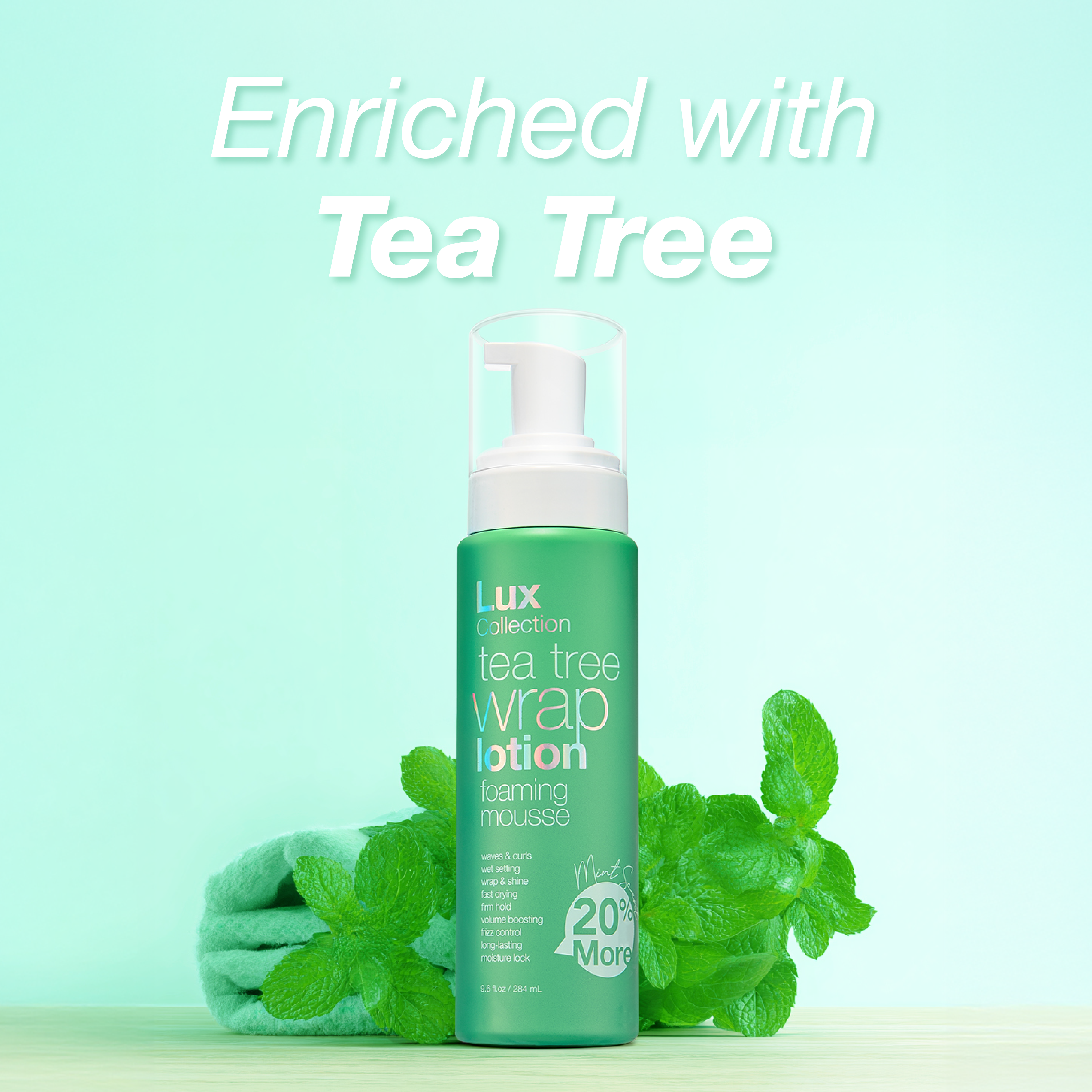 Lux Collection - Tea Tree Wrap Lotion Mousse