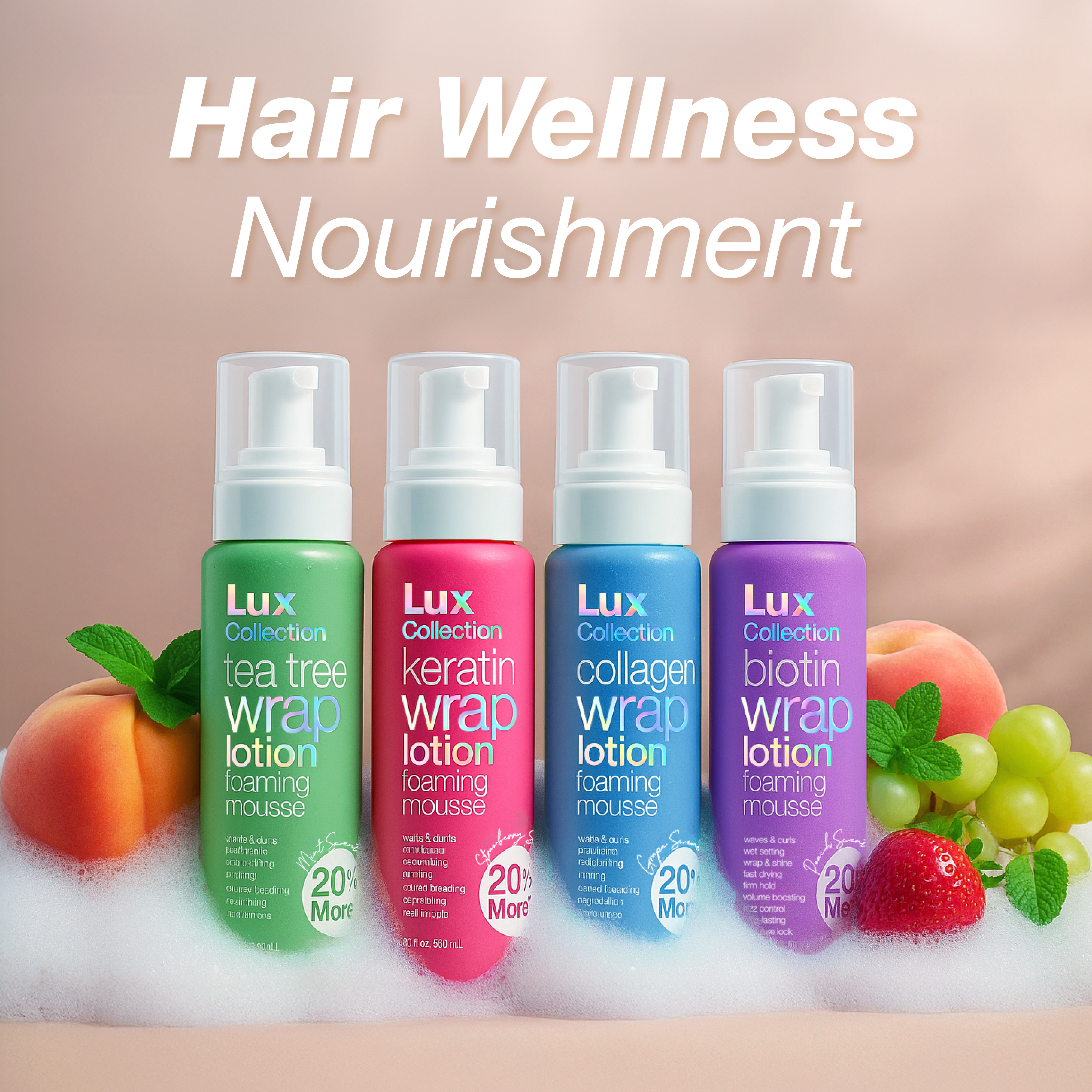 Lux Collection - Biotin Wrap Lotion Mousse