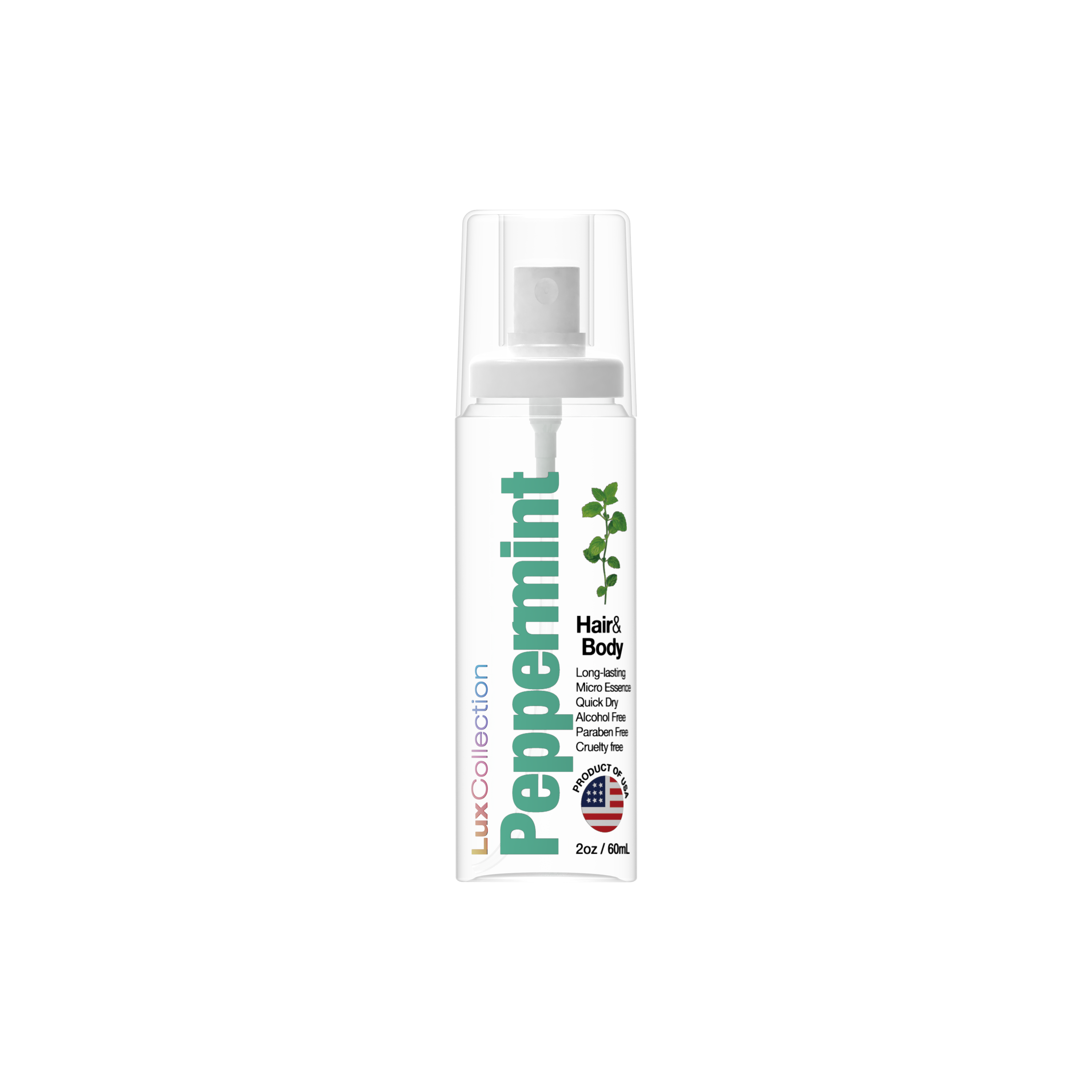 Lux Collection - Hair & Body Mist Perfume Peppermint