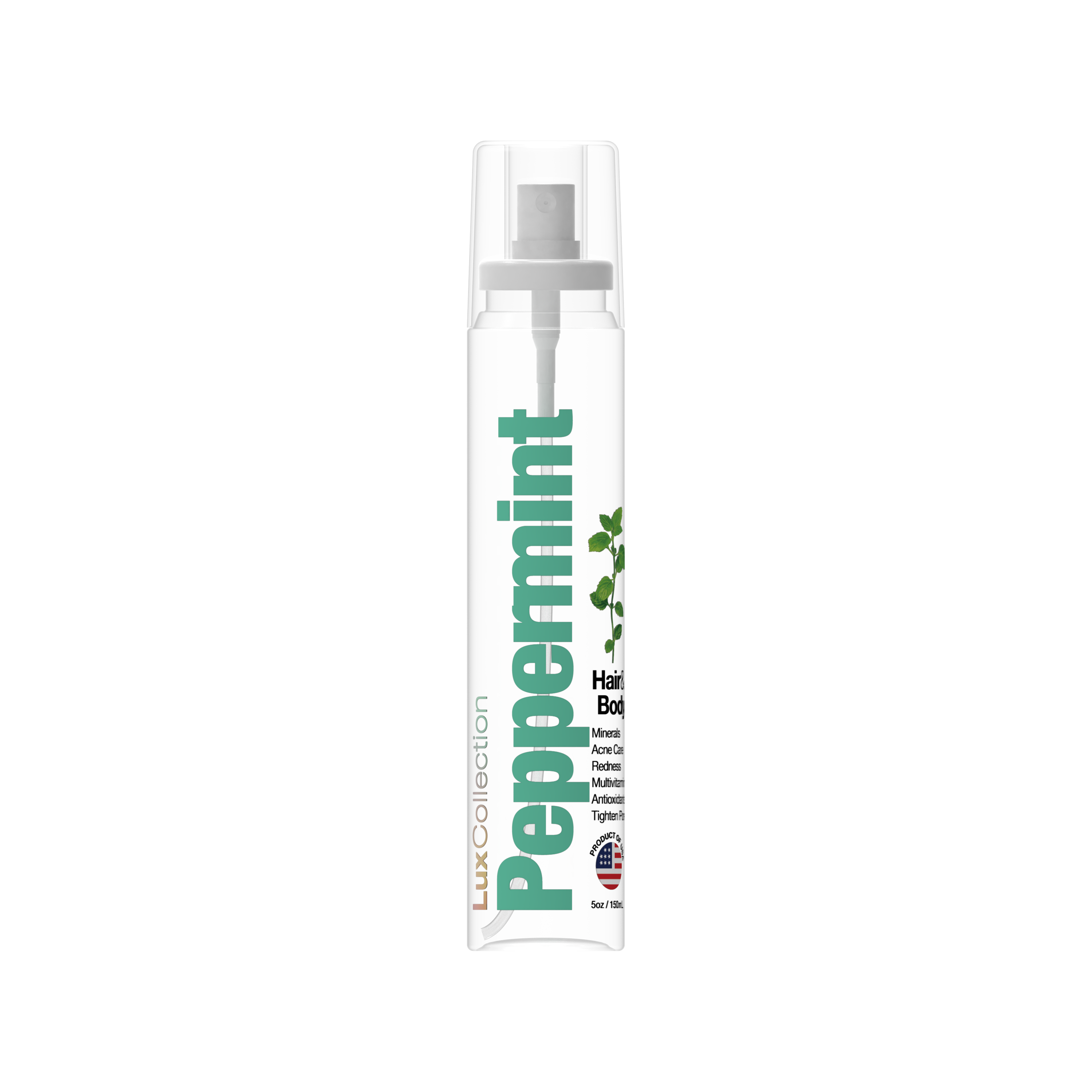 Lux Collection - Hair & Body Mist Perfume Peppermint